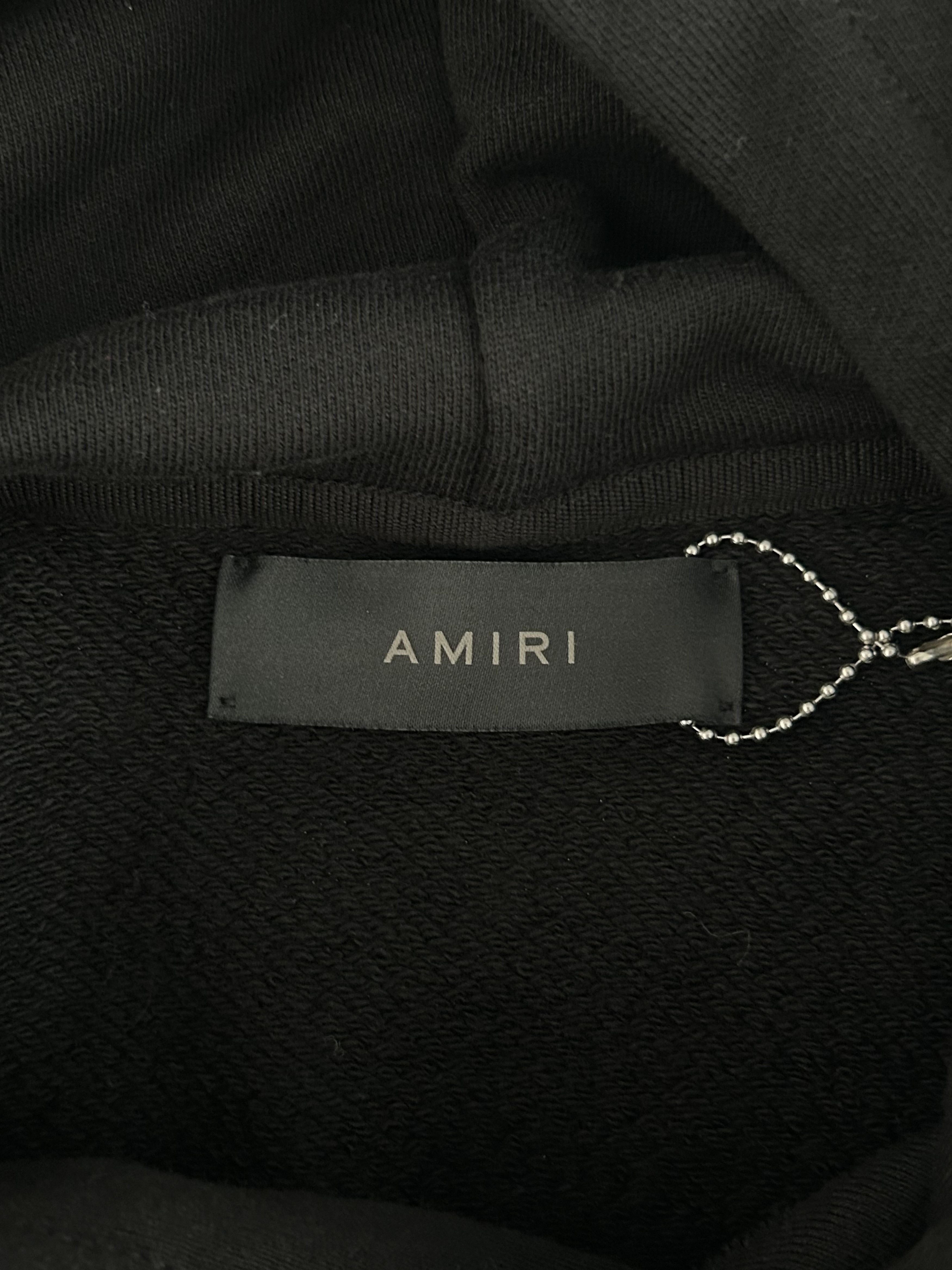 Amiri Amiri Black & White Mini MA Bar Logo Hoodie Size US XL / EU 56 / 4 - 3 Thumbnail