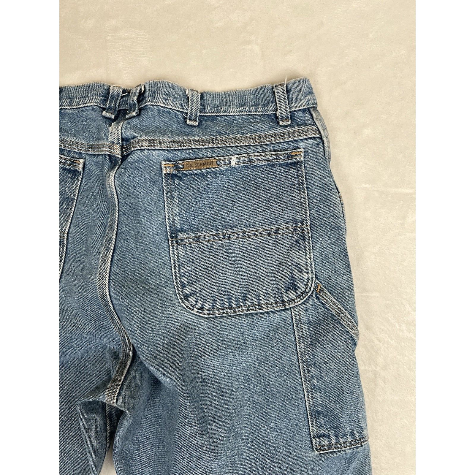 Other C.E. Schmidt Jeans Men 34x30 Blue Denim Carpenter Straight W Size US 34 / EU 50 - 13 Thumbnail
