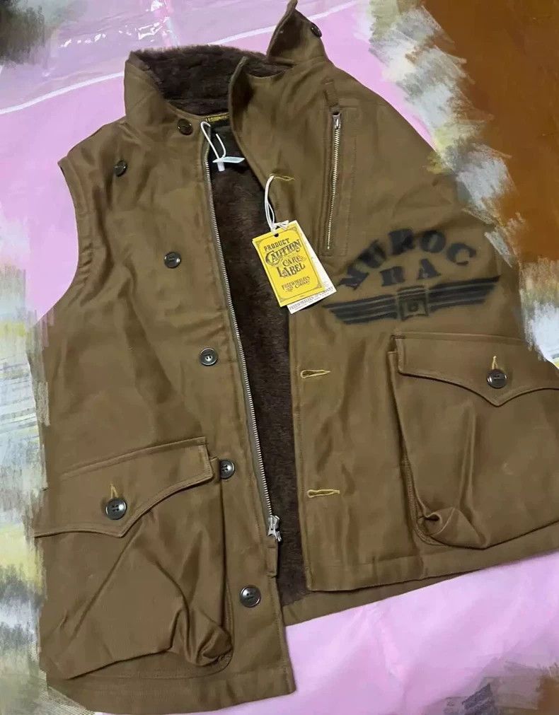 Freewheelers Freewheelers Nissan N1 twill lining alpaca hair avatar work Size 40R - 1 Thumbnail