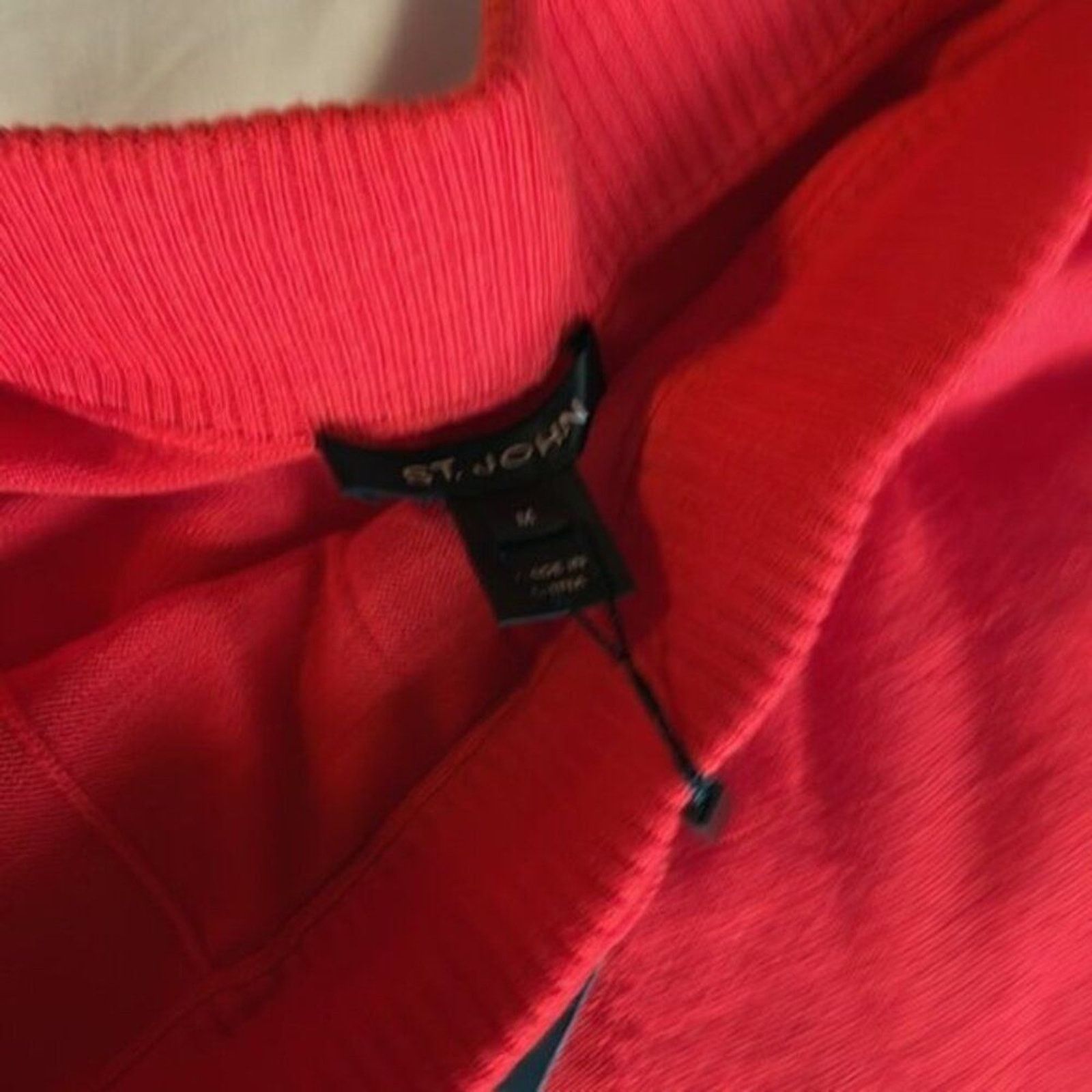 St. John St. John Collection Wool Blend Drawstring Pants Red M Size 30" / US 8 / IT 44 - 5 Thumbnail