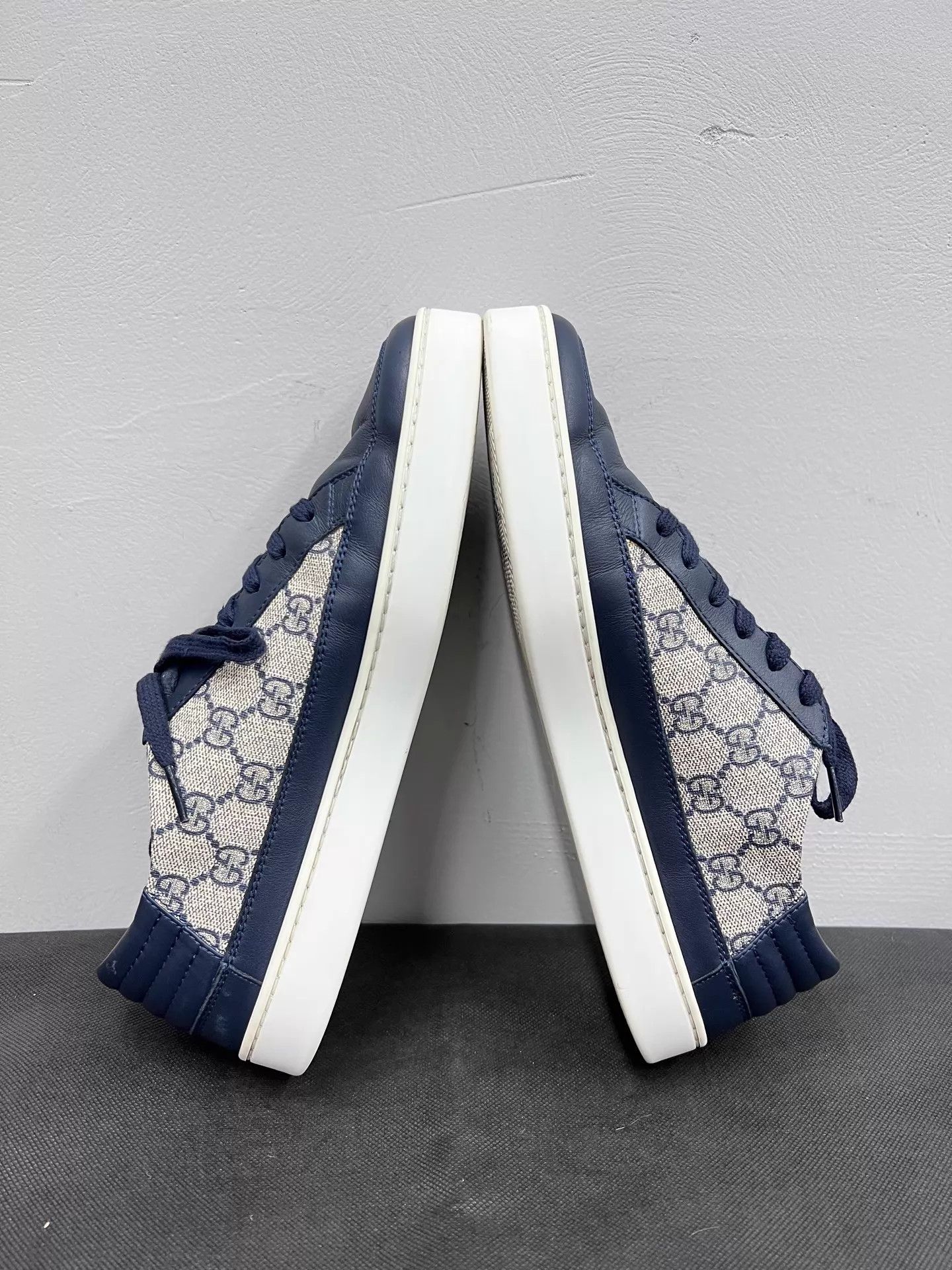 Gucci Gucci ACE Leather GG Sneakers US8/EU42 Size US 9 / EU 42 - 5 Thumbnail