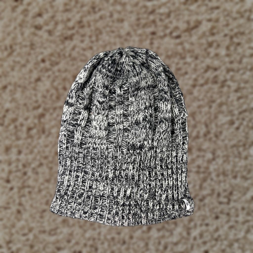 Vintage VINTAGE Beanie Hat Adult One Size Gray Lined Knit 100% Acrylic Ski Snowboard Winter Mens Size ONE SIZE - 1 Thumbnail