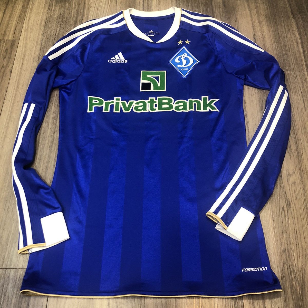 Adidas Dynamo Kiev 11/13 player issue L/S away #7 Shevchenko Size US M / EU 48-50 / 2 - 1 Thumbnail