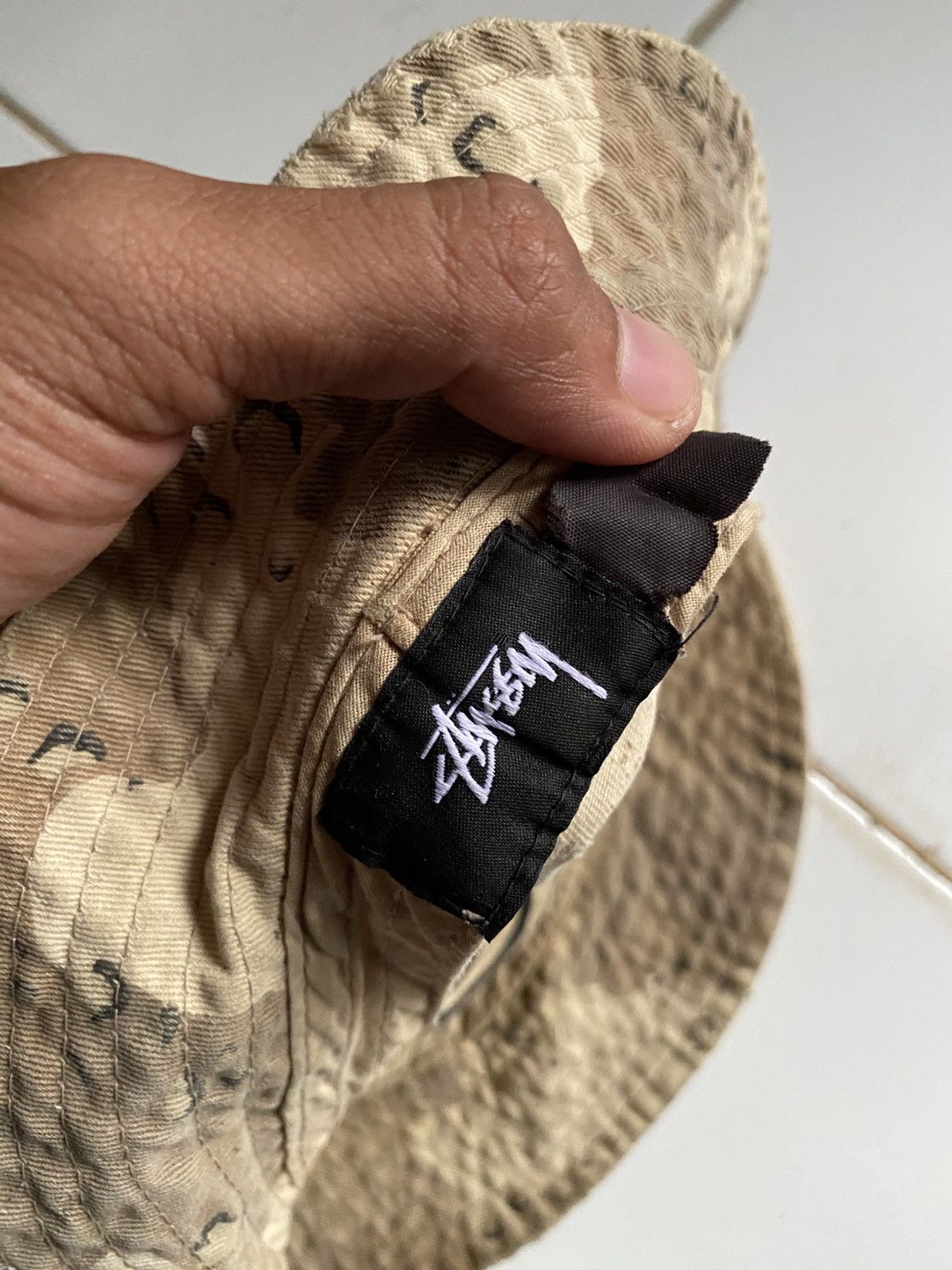 Stussy 2000s Crazy Destroyed stussy sp16 bucket hat Size ONE SIZE - 5 Thumbnail