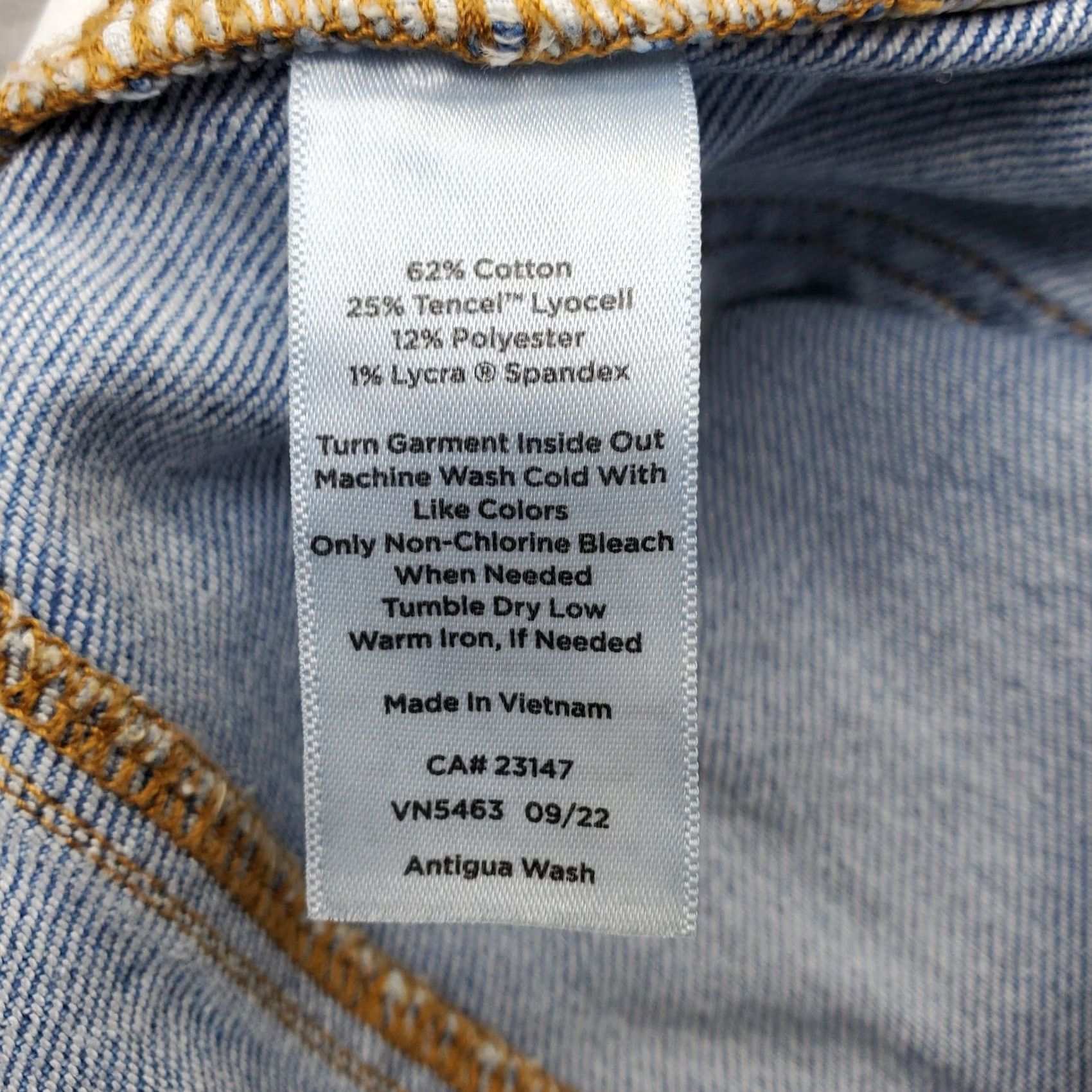 Talbots Talbots Jeans Womens 6 Blue Denim 5 Pocket High Waist Straight Streetwear Size 28" / US 6 / IT 42 - 7 Thumbnail