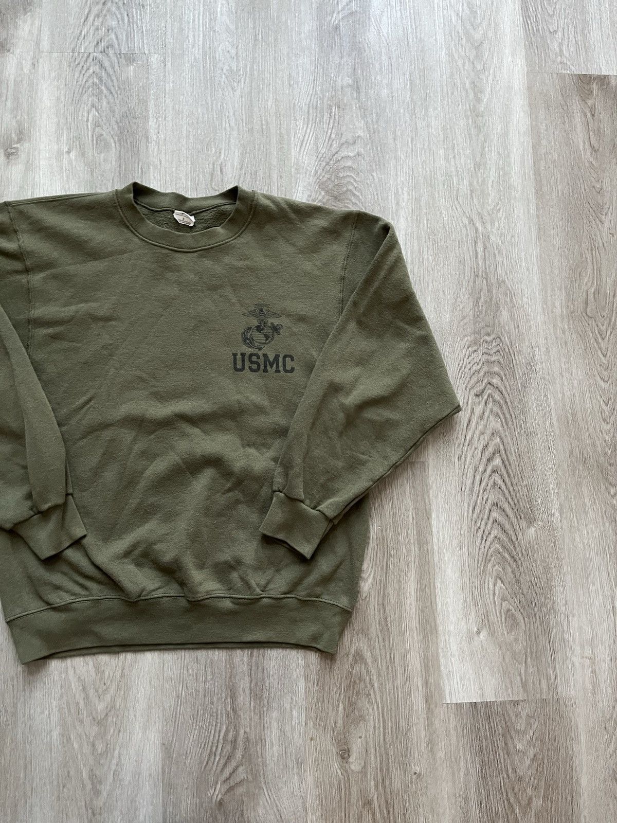 Vintage Vintage 90s USMC US Military Crewneck Sweatshirt Size US S / EU 44-46 / 1 - 5 Thumbnail