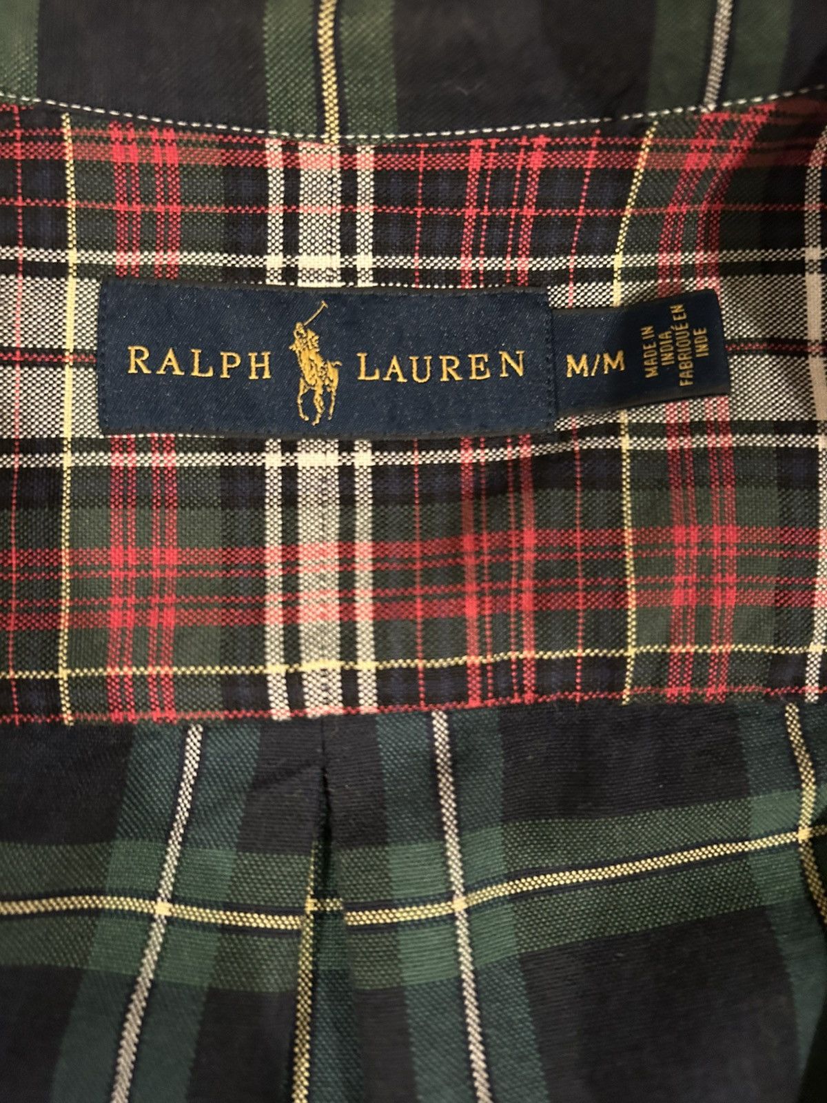 Polo Ralph Lauren Polo Ralph Lauren Patchwork Plaid Button-Up Shirt Size US M / EU 48-50 / 2 - 3 Thumbnail