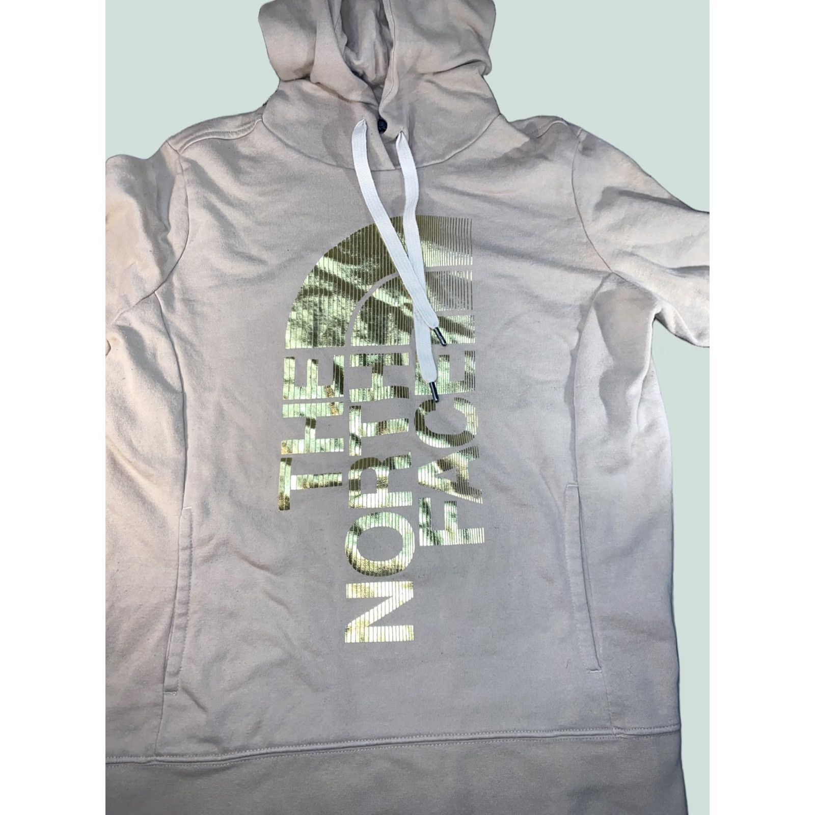 The North Face The North Face Pullover Hoodie Sweatshirt L Women Pink Pockets Activewear Large Tan Gold Blue Turquoise Pink Size L / US 10 / IT 46 - 1 Thumbnail