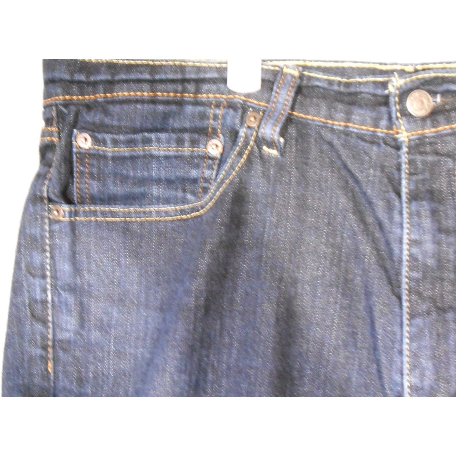 Levi's Levi's 541 Jeans Men's 38x30 Blue Dark Wash Denim Athletic Fit Stretch Size US 38 / EU 54 - 3 Thumbnail