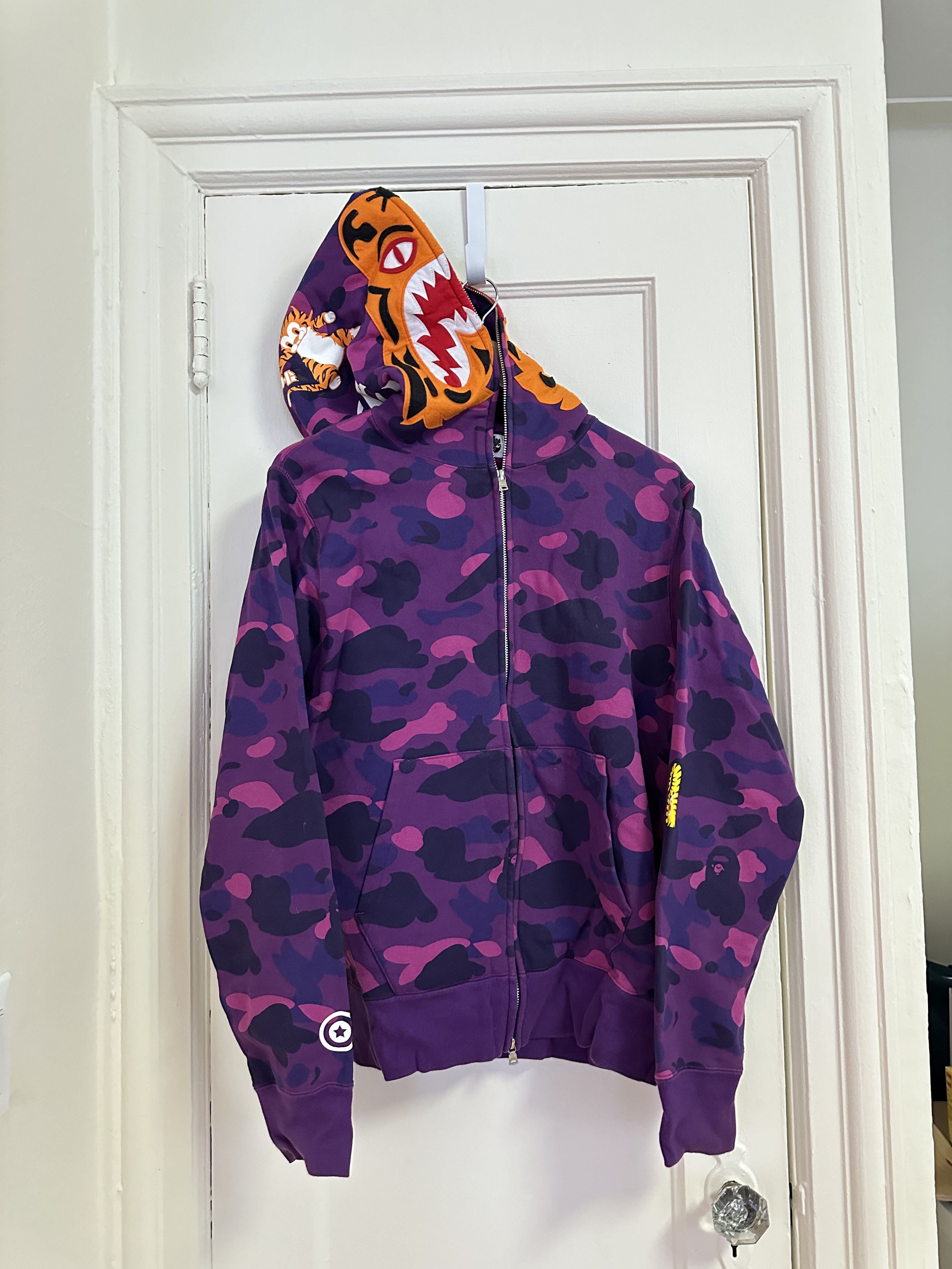 Bape × DC Comics Bape x DC Batman Color Camo Full Zip Hoodie