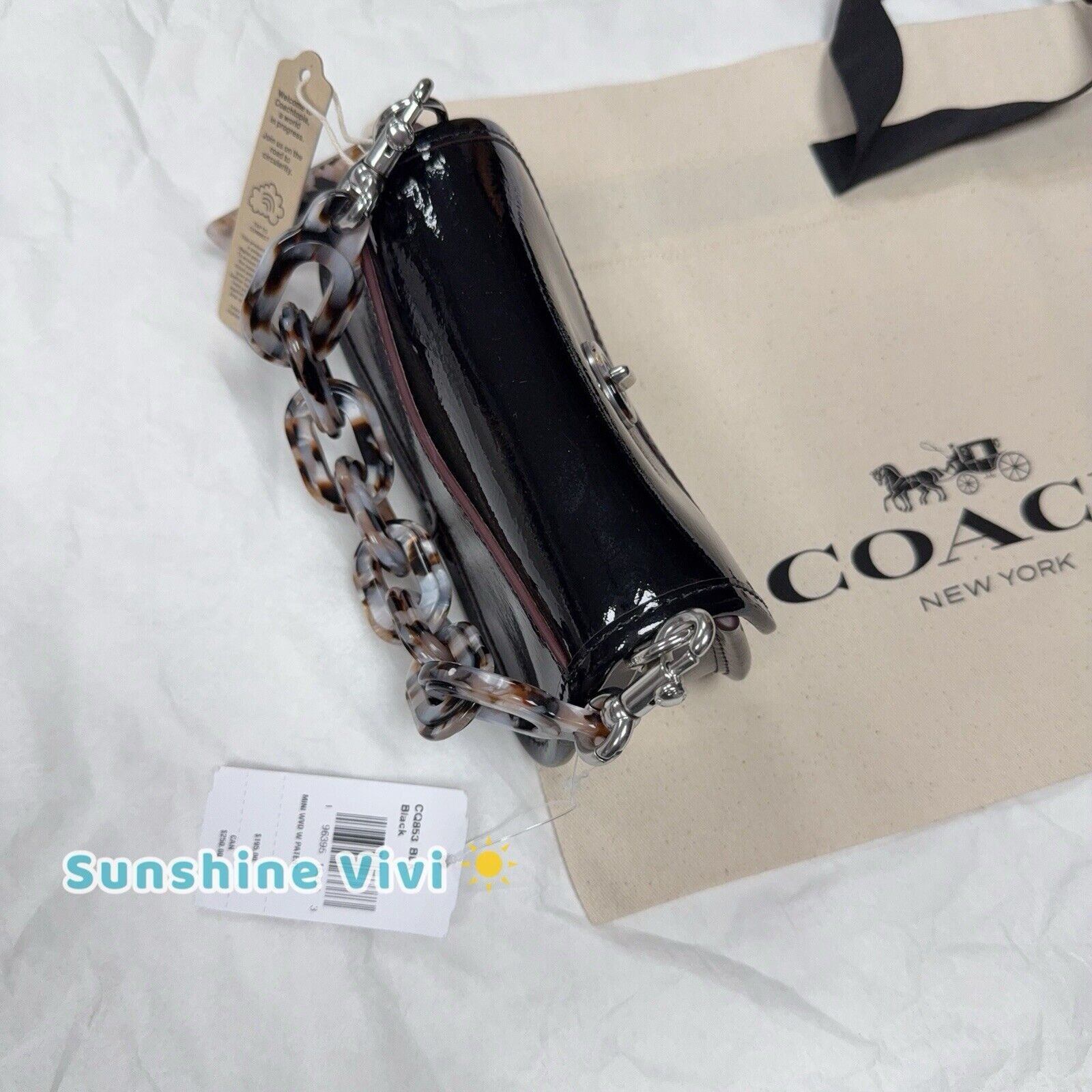 Coach NWT Coach Retail CQ853 Mini Wavy Dinky Bag Size ONE SIZE - 3 Thumbnail