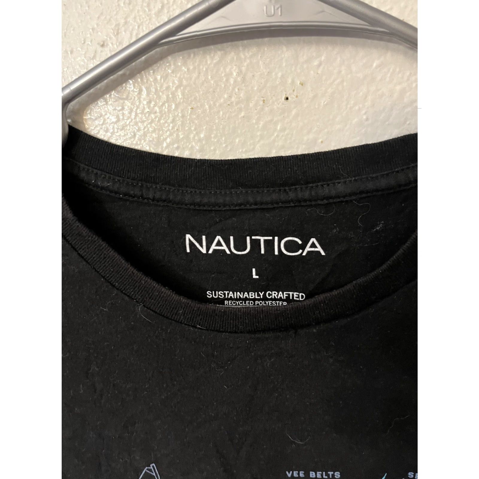 Nautica Nautica Logo T-shirt Size L Black Crew Neck Men Tee Size US L / EU 52-54 / 3 - 3 Thumbnail