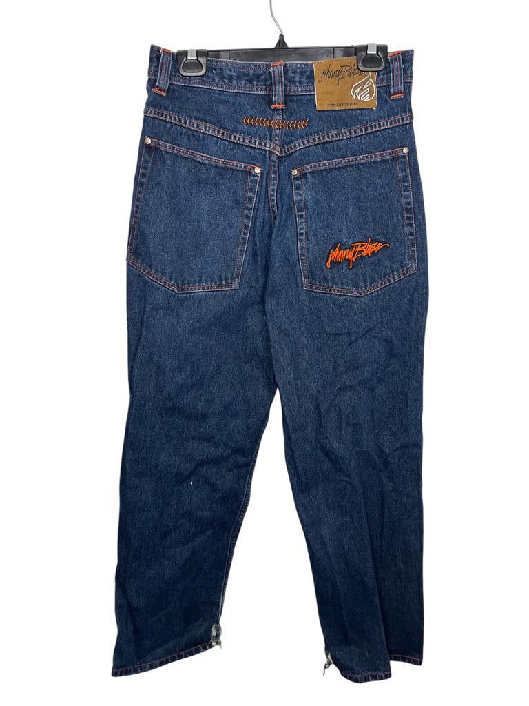Designer Y2k Johnny Blaze Super Baggy Pants JNCO Style Jeans 30 x 30 Size US 30 / EU 46 - 1 Thumbnail