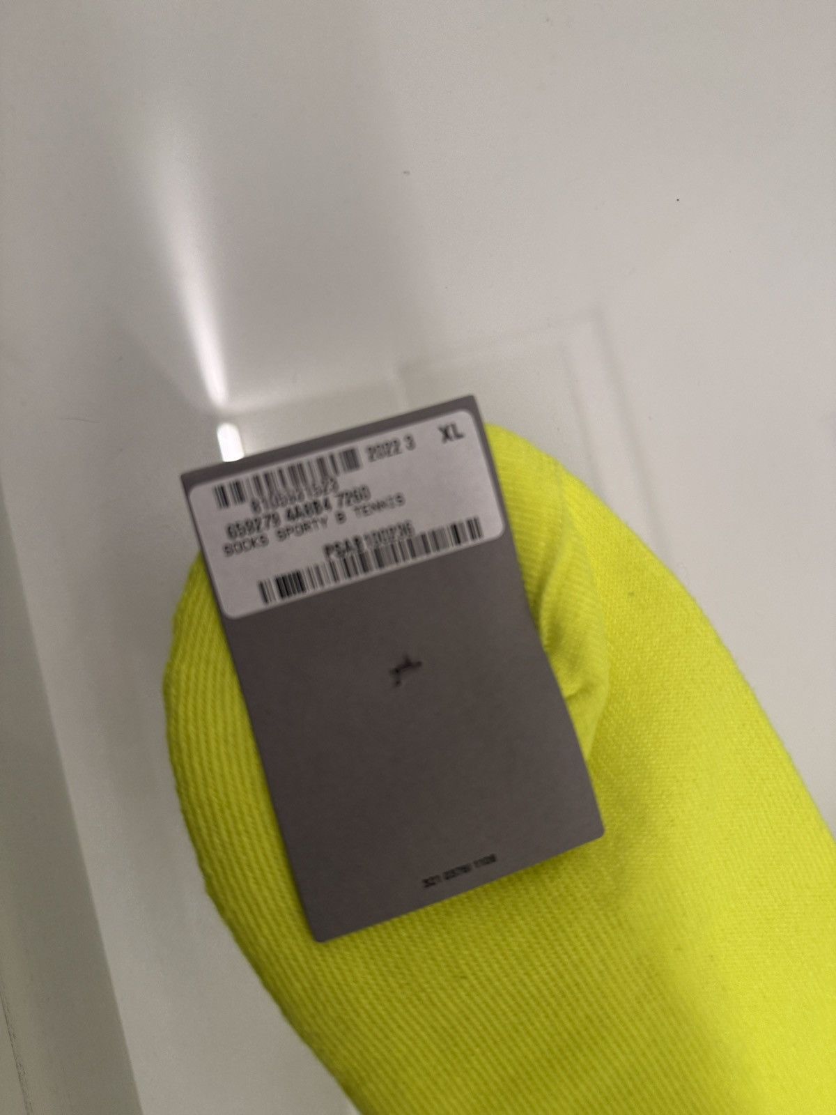 Balenciaga Balenciaga sporty B tennis socks neon yellow Size ONE SIZE - 4 Thumbnail