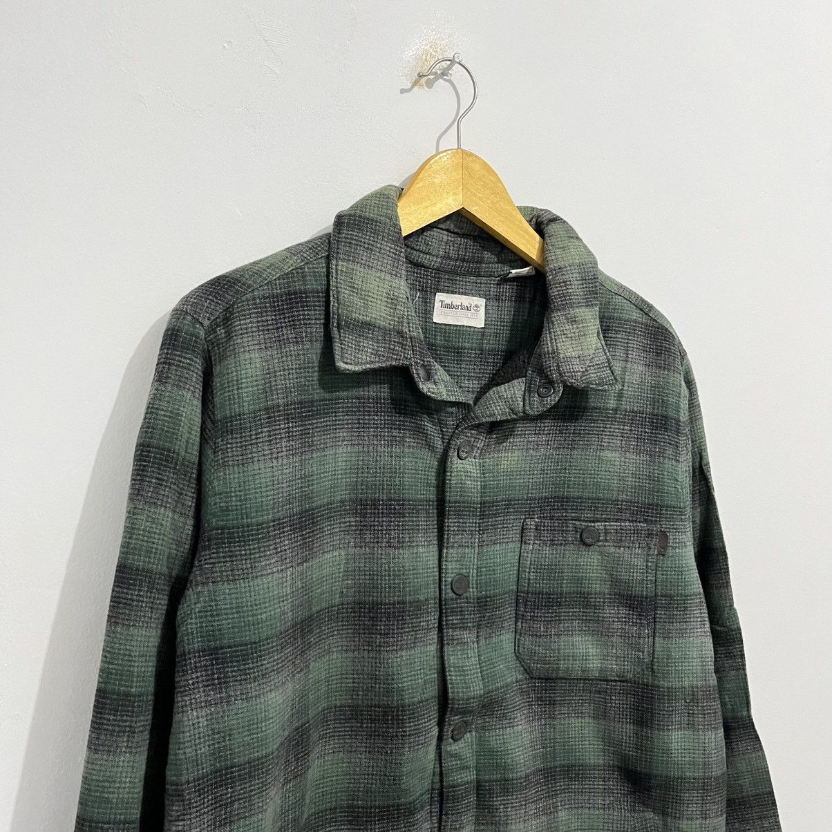 Timberland Timberland Plaid Flannel Sherpa Long Sleeve Shirt Size US L / EU 52-54 / 3 - 3 Thumbnail