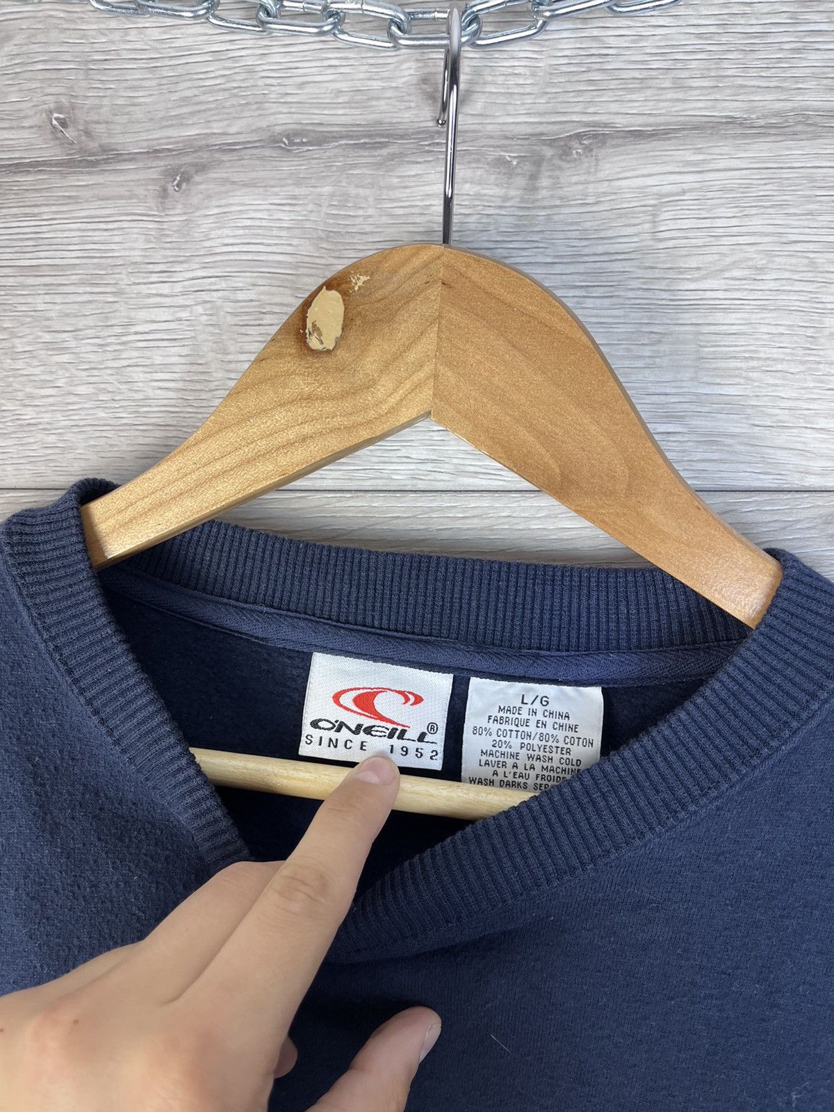 O'Neill Vintage men's sweater O'neill since 1952 size L Size US L / EU 52-54 / 3 - 7 Thumbnail