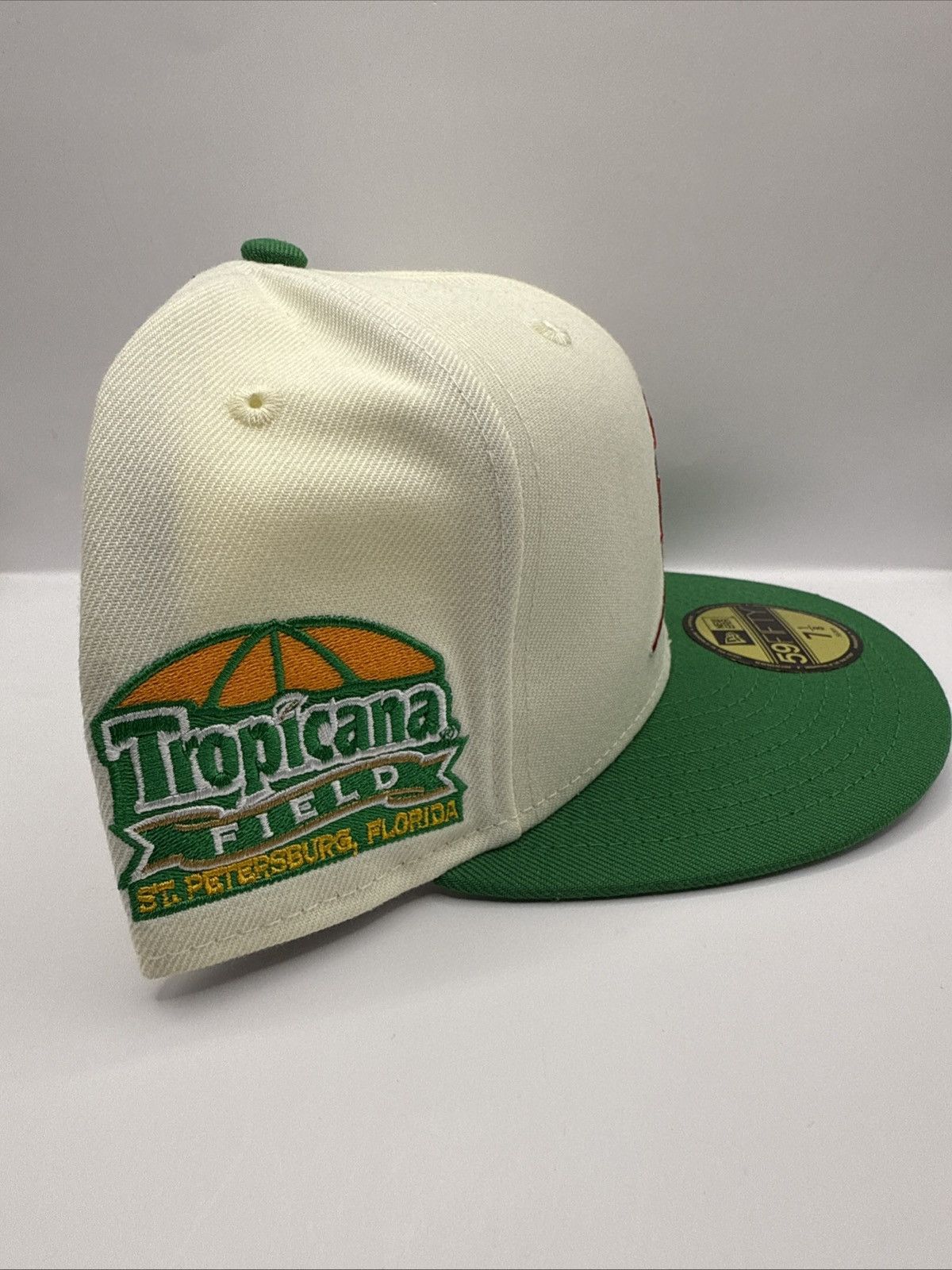 Hat Club Hatclub Tropicana Tampa bay Rays size 7 1/8 Size ONE SIZE - 2 Thumbnail
