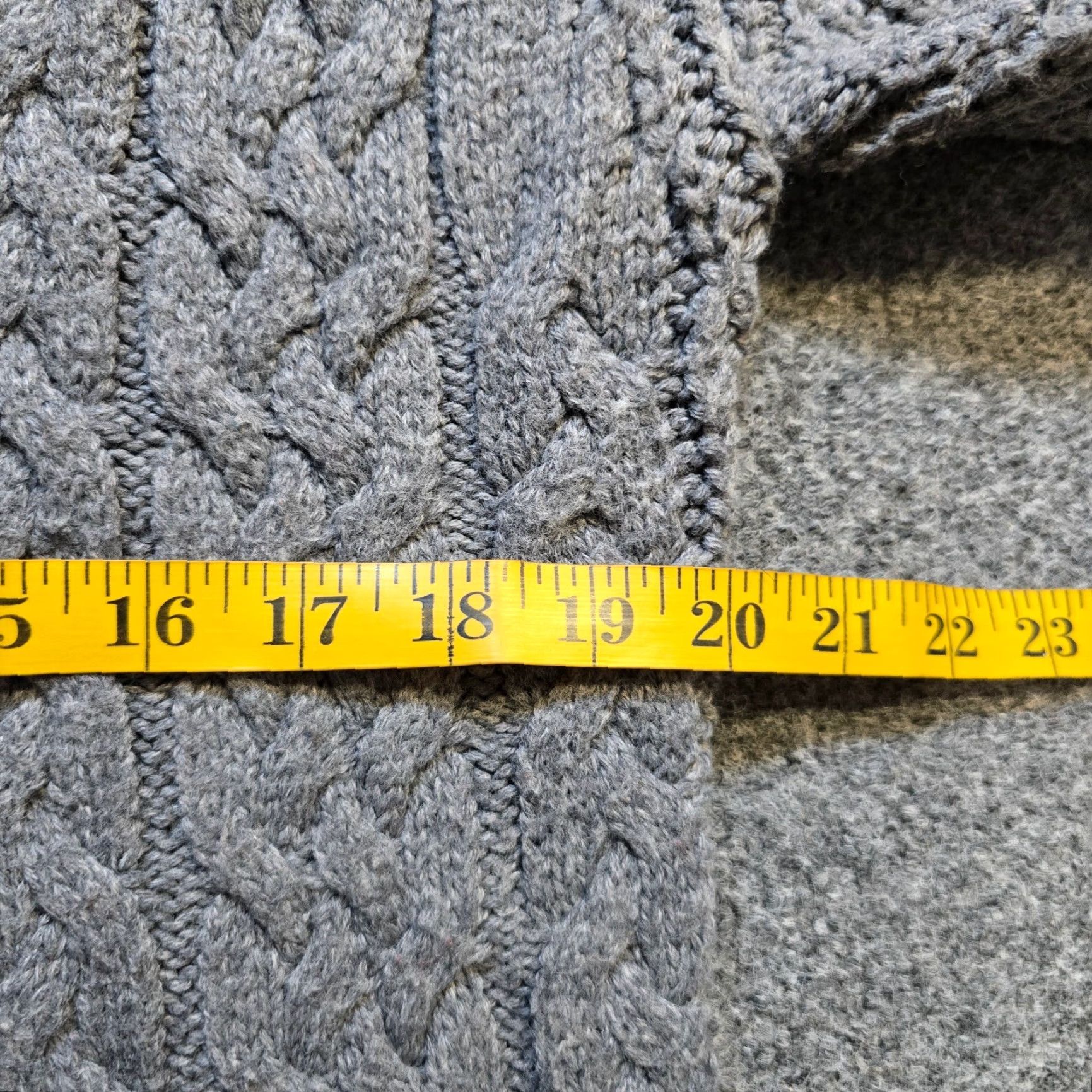 Zara Zara Sweater Cardigan Womens Size Medium Gray Cable-Knit Angora Casual Grandma Size M / US 6-8 / IT 42-44 - 5 Thumbnail