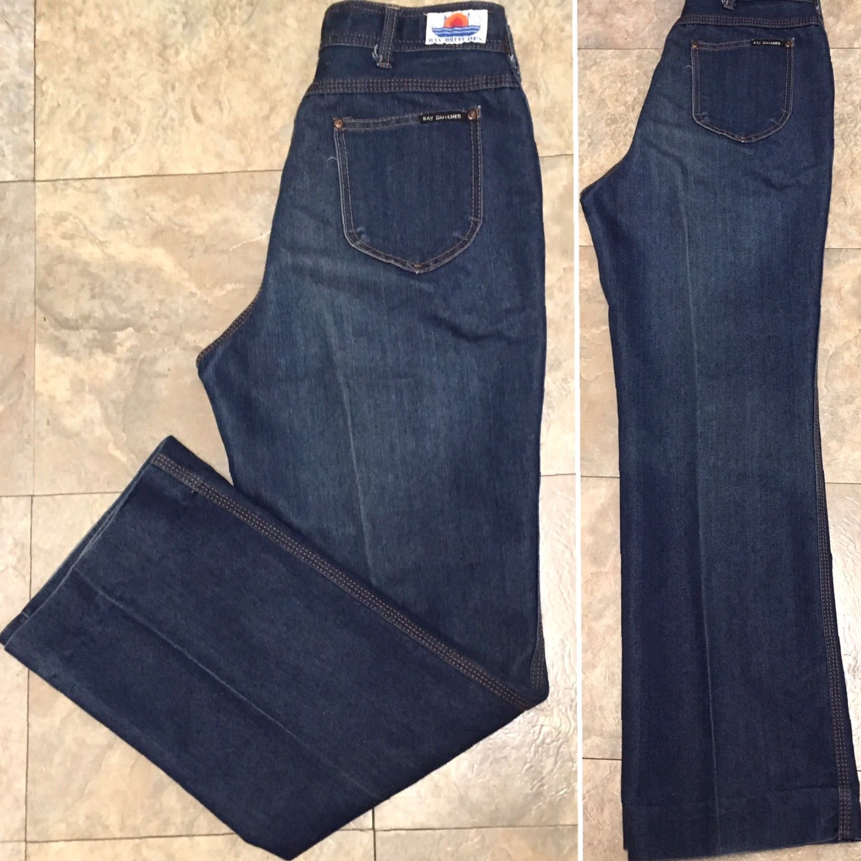 Vintage VINTAGE Bay Britches Jeans High Waist 15/16 30" Waist 1980s Denim Blue Womens / Mens Size 36" / US 14 / IT 50 - 7 Thumbnail