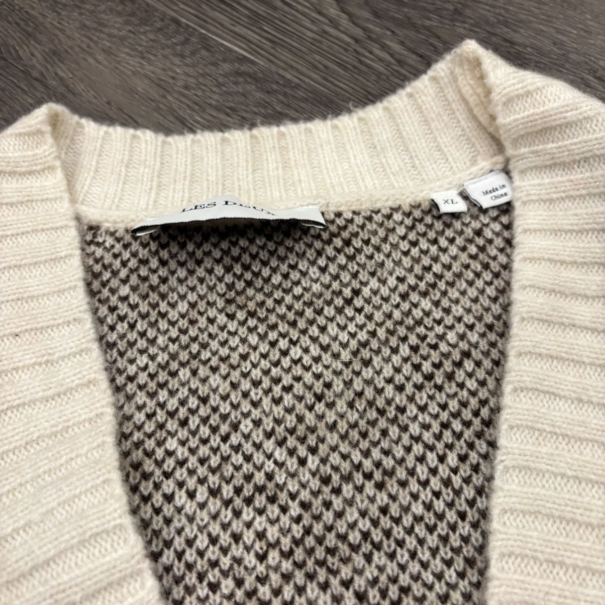 Les Deux Les Deux Fillip Jacquard Cardigan, Men’s XL Size US XL / EU 56 / 4 - 3 Thumbnail