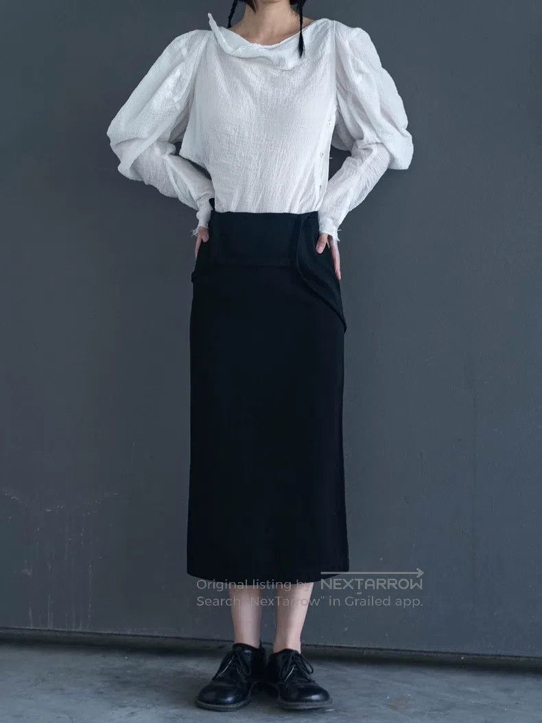 Comme des Garcons Comme Des Garcons Main Line Early Black Suspender Skirt Size S / US 4 / IT 40 - 7 Thumbnail