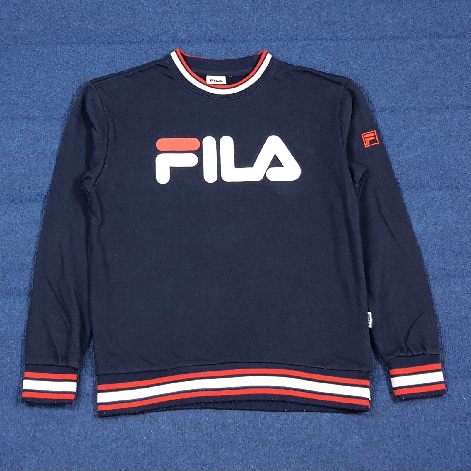 Fila Vintage Retro FILA Large Logo Sweatshirt Crewneck C292N15 Size US S / EU 44-46 / 1 - 1 Thumbnail