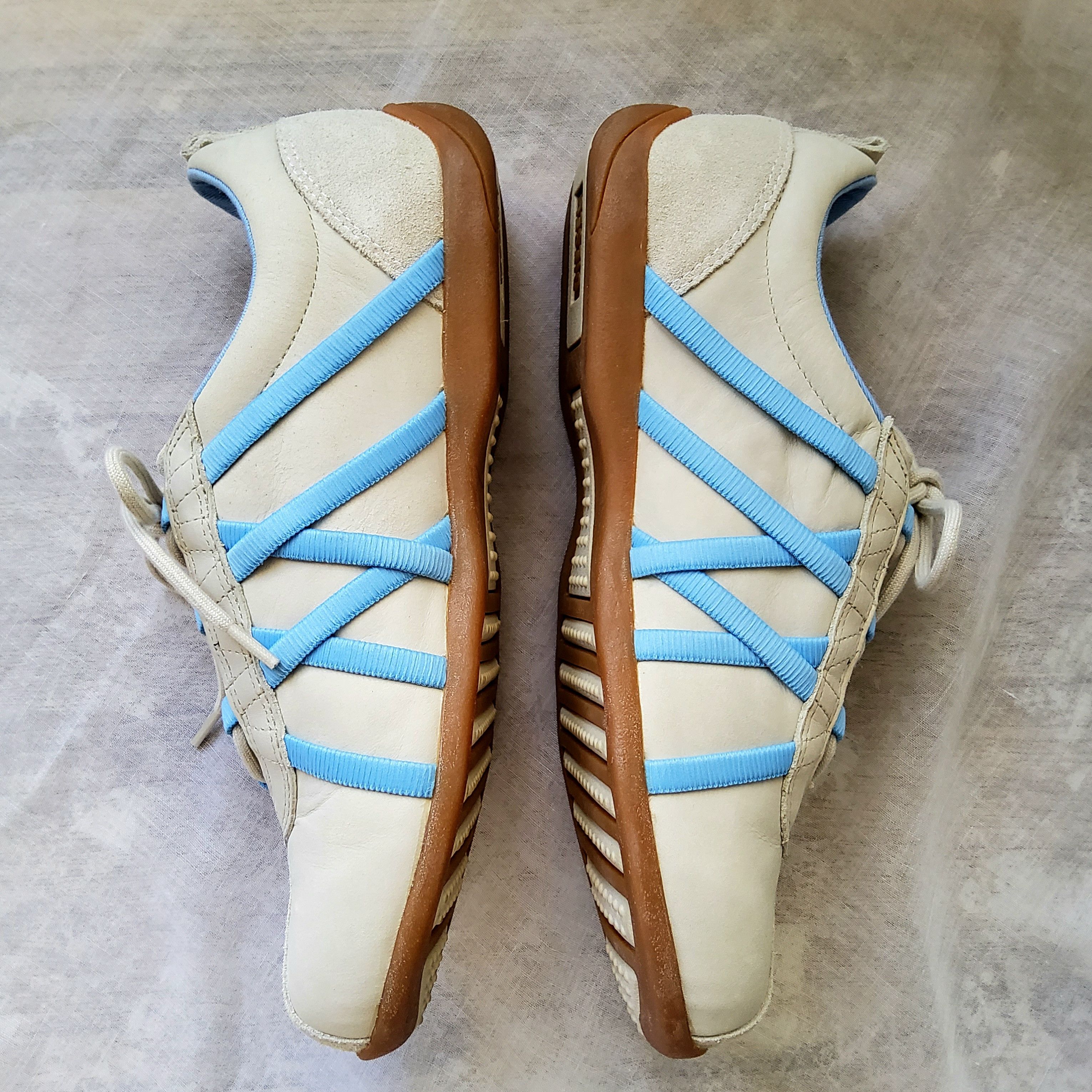 Diesel Diesel rare vintage y2k deadstock tech rave leather sneakers Size US 7.5 / IT 37.5 - 6 Thumbnail
