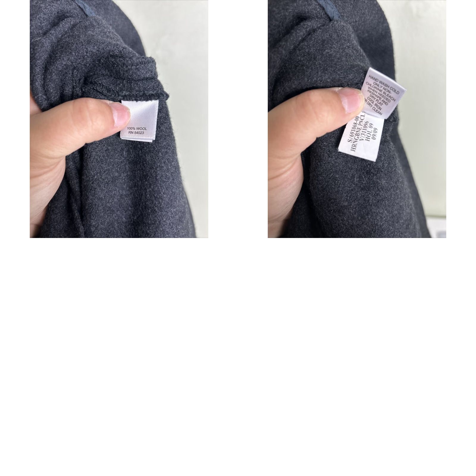 Banana Republic BANANA REPUBLIC Women's Herringbone Pencil Skirt 100% Wool Size 6 Dark Gray Size 28" / US 6 / IT 42 - 9 Thumbnail