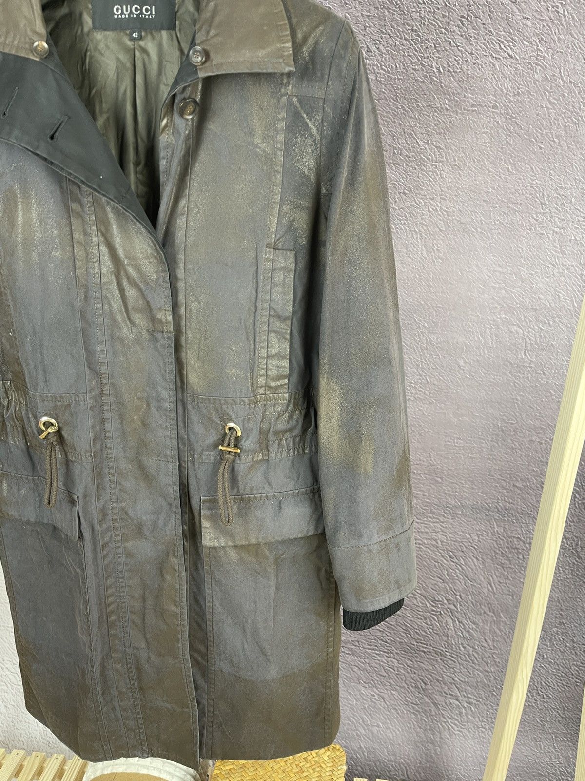 Gucci Gucci vintage rare light coat jacket luxury Size M / US 6-8 / IT 42-44 - 5 Thumbnail