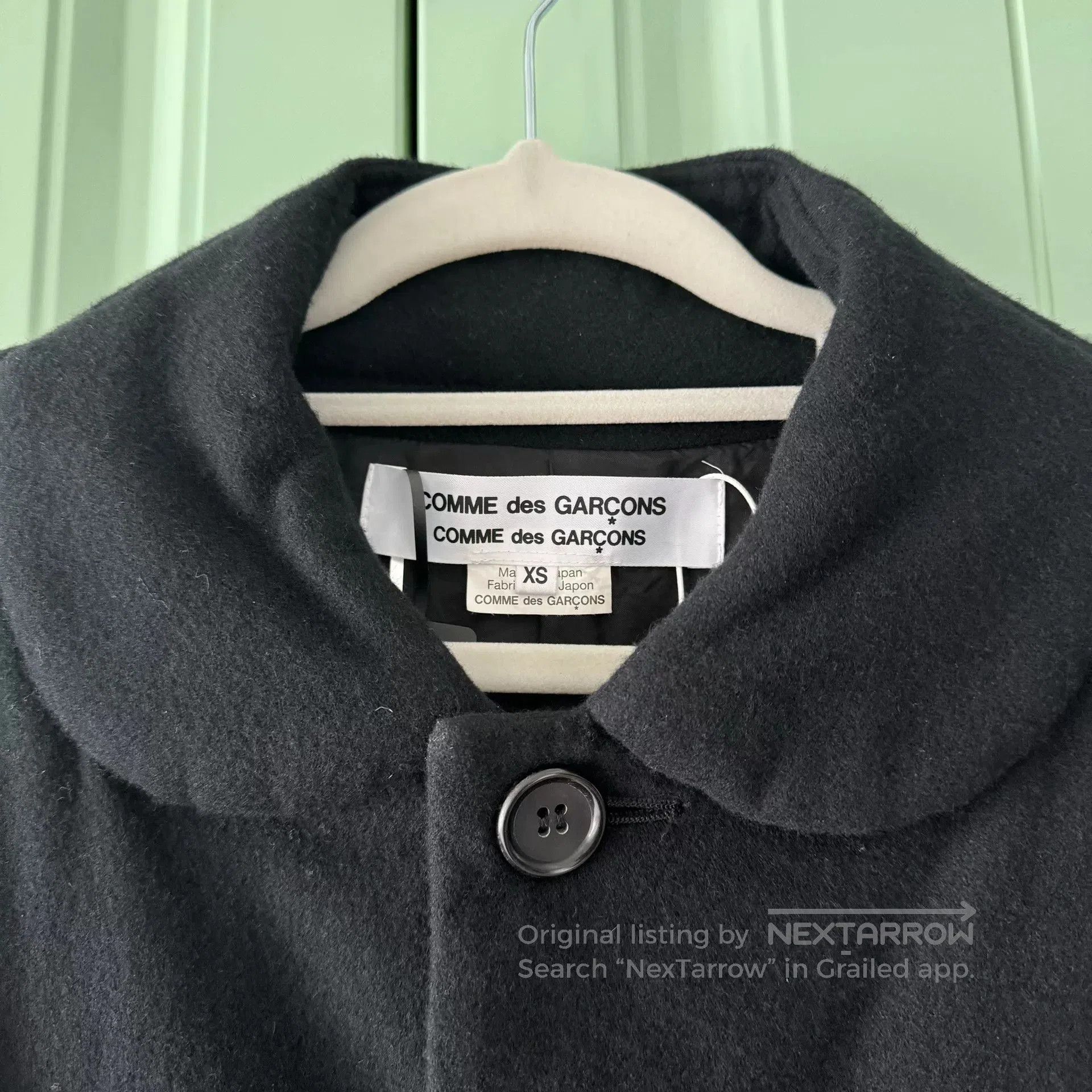 Comme des Garcons comme des garcons black wool coat xs. Size US XS / EU 42 / 0 - 7 Thumbnail