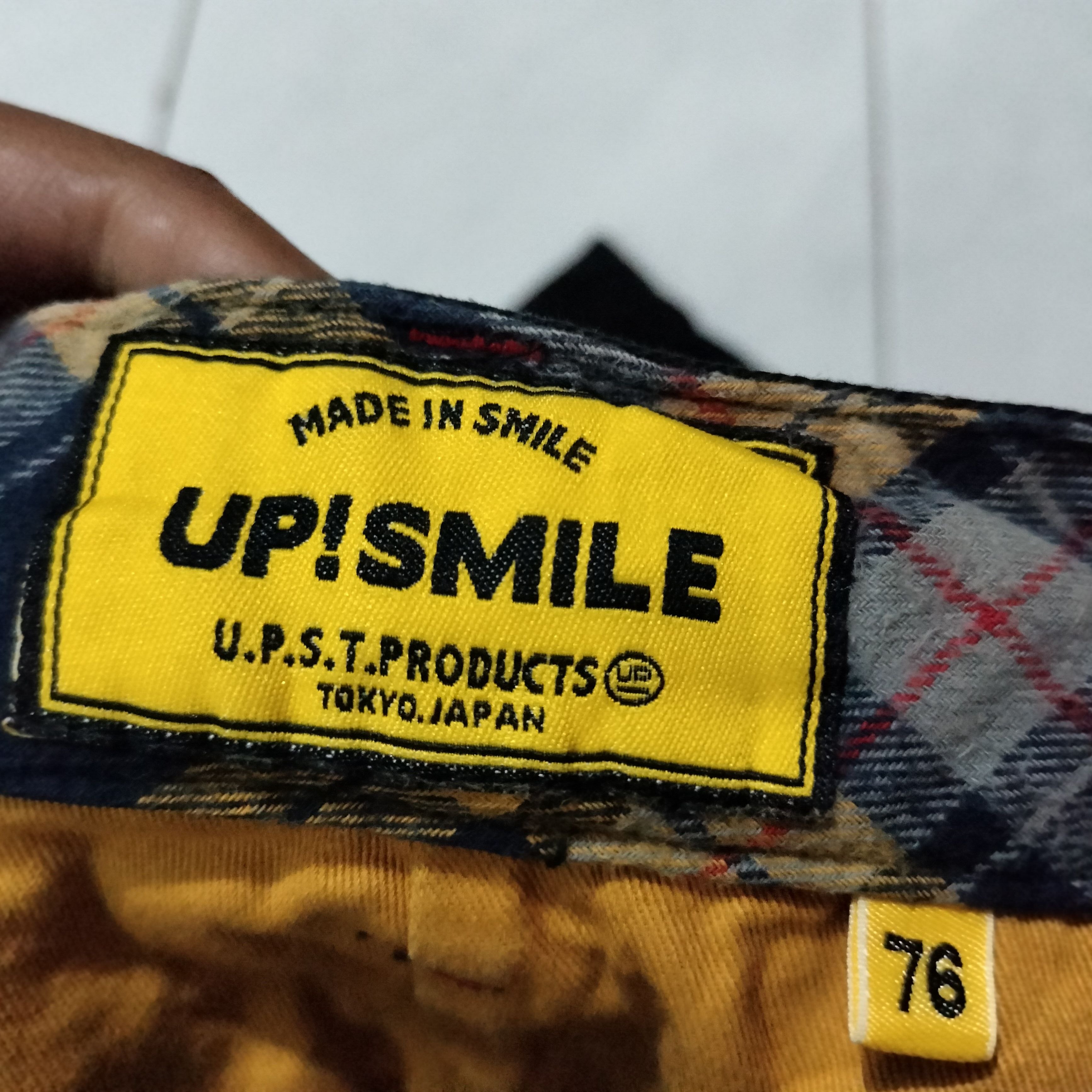 Japanese Brand × Kapital × Vintage Japanese Up Smile rare design like kapital smile Size US 29 - 6 Thumbnail