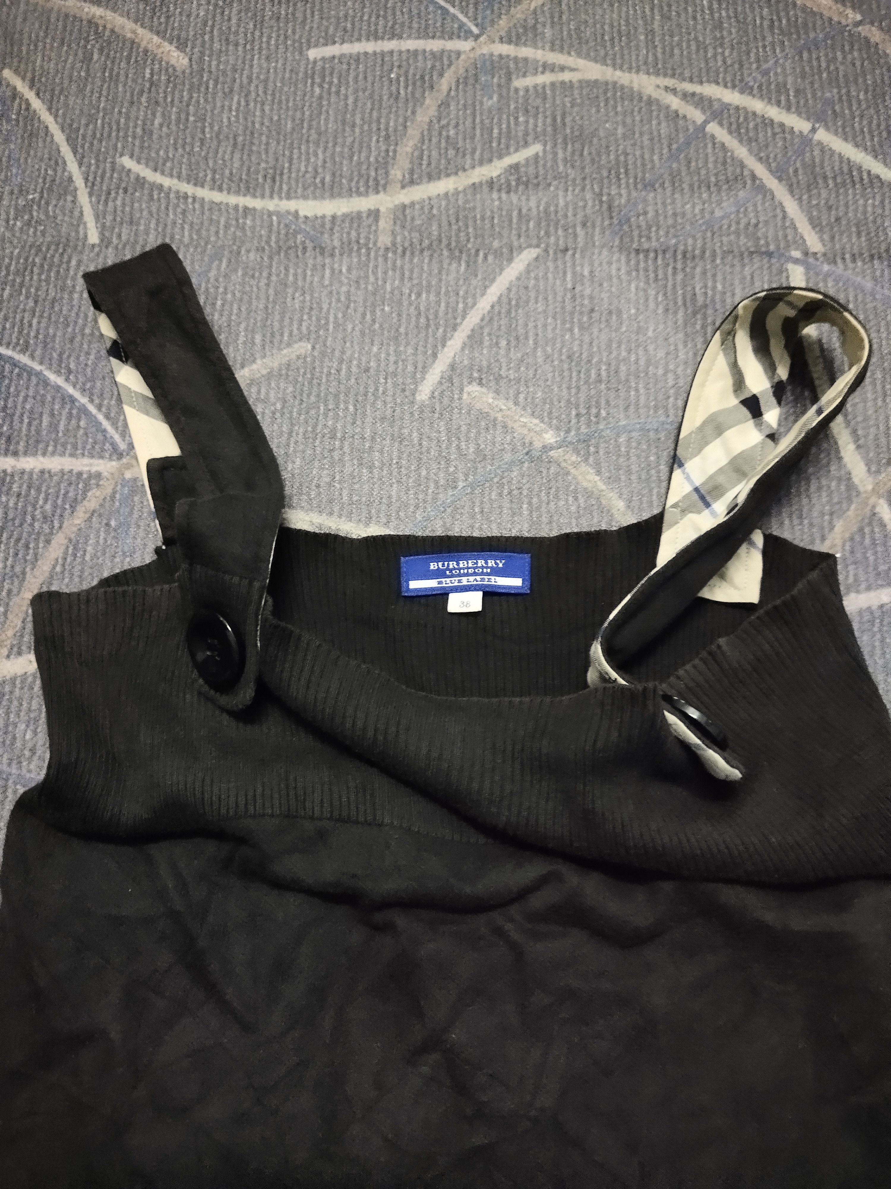 Burberry Burberry Top Ribbed Dress Size XS / US 0-2 / IT 36-38 - 4 Thumbnail