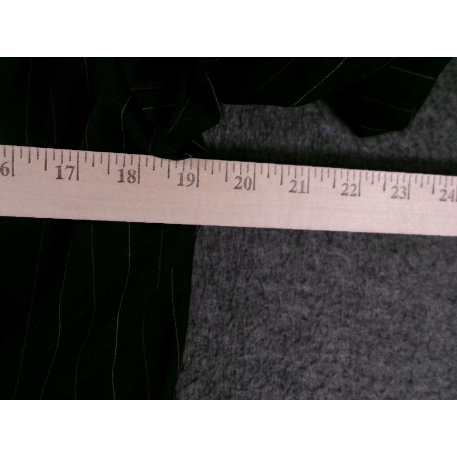 Alfani Alfani Blazer Womens 12P Black Pinstripe Petite Two Button Career Slim Jacket Size XL / US 12-14 / IT 48-50 - 4 Thumbnail