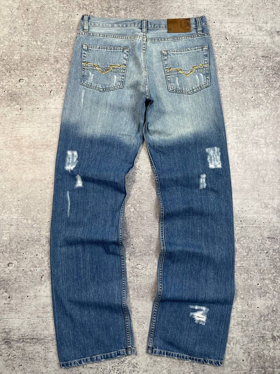 Diesel Vintage Crazy Diesel Distressed Denim Jeans Y2K Size US 34 / EU 50 - 4 Thumbnail