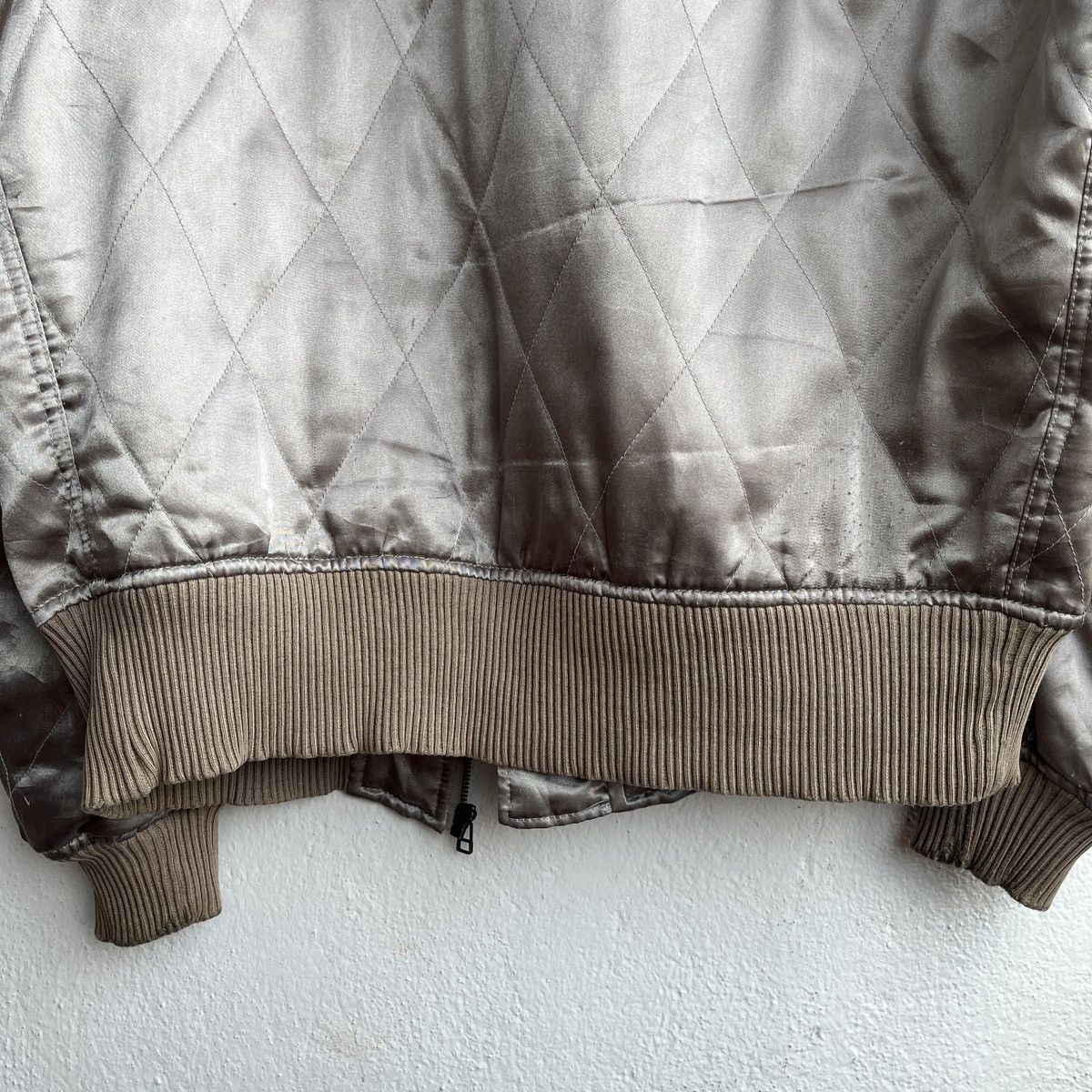 Vintage VINTAGE POPPA DRUG STORE SATIN PATCHES BOMBER JACKET Size US L / EU 52-54 / 3 - 15 Thumbnail