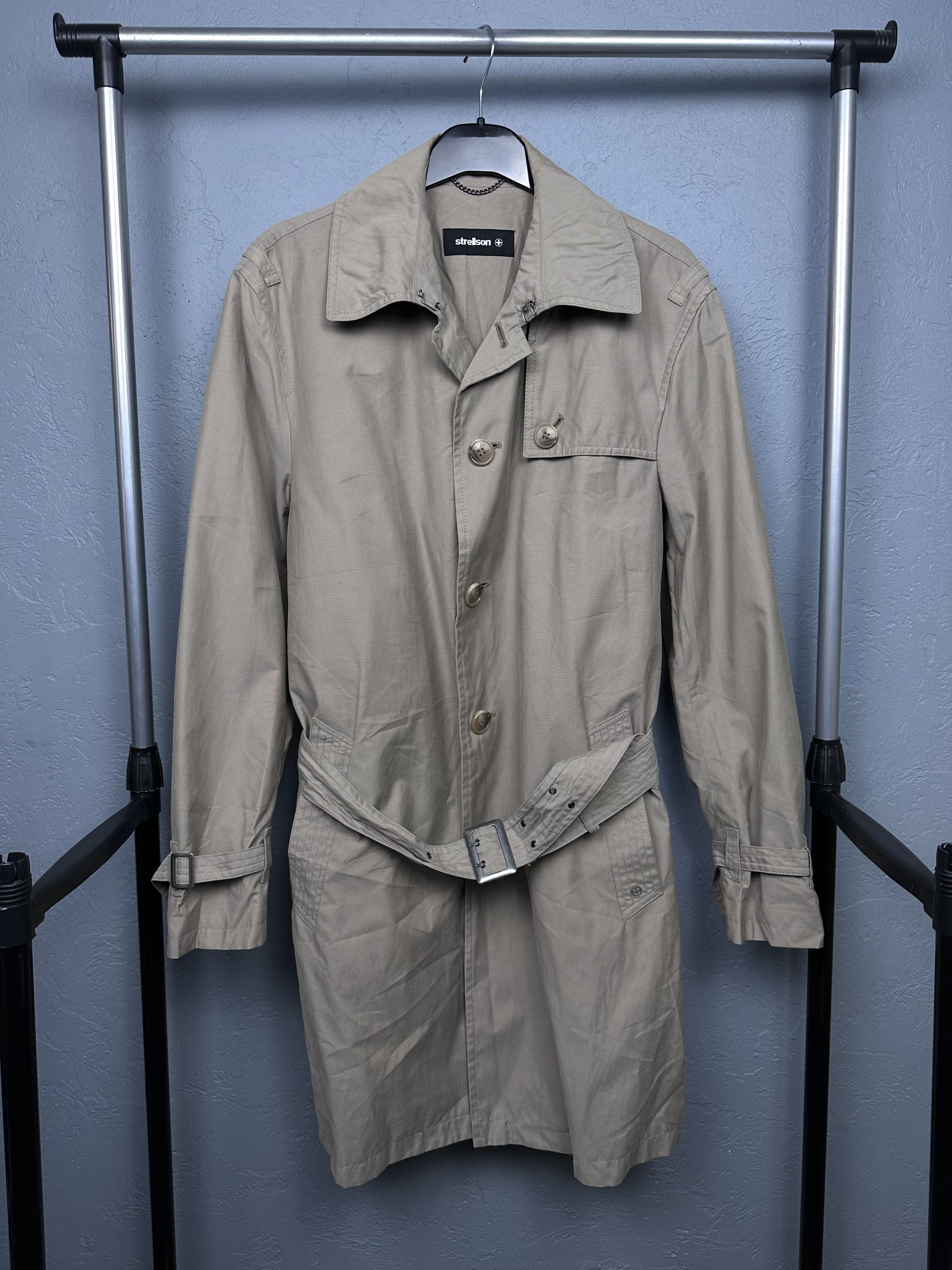 Strellson Strellson Vintage Mens Trench Coat Jacket Size US M / EU 48-50 / 2 - 1 Thumbnail
