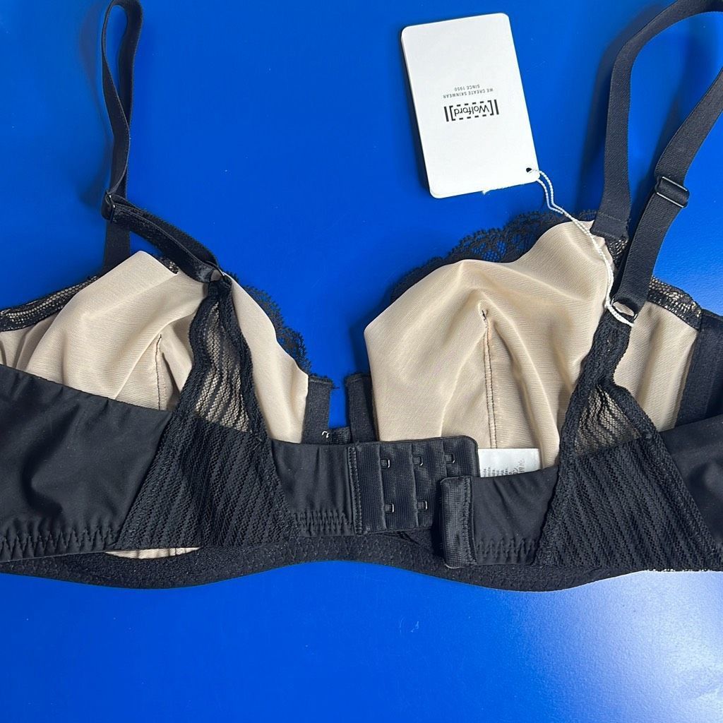 Wolford NWT Wolford Venus Lace Bra 38C Black Size ONE SIZE - 15 Thumbnail