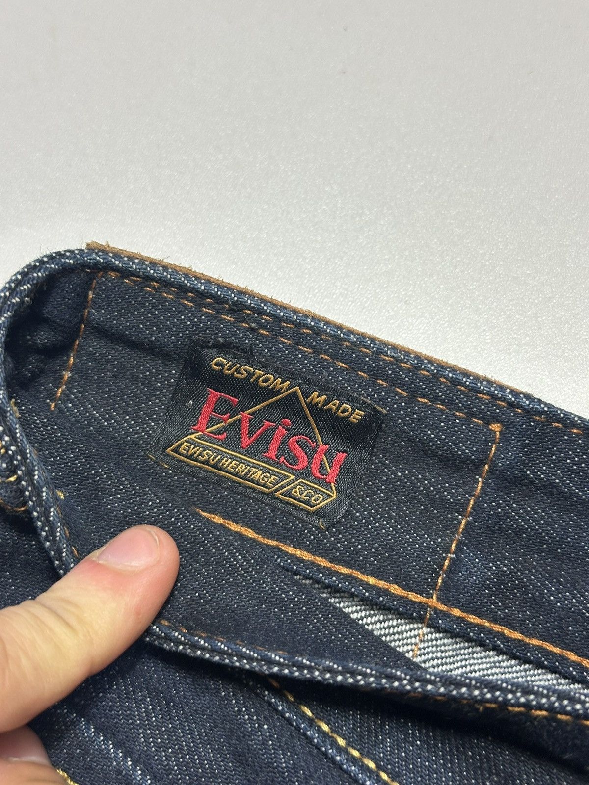Evisu Vintage Evisu Big Daicock Selvedge Jeans Size US 31 - 14 Thumbnail