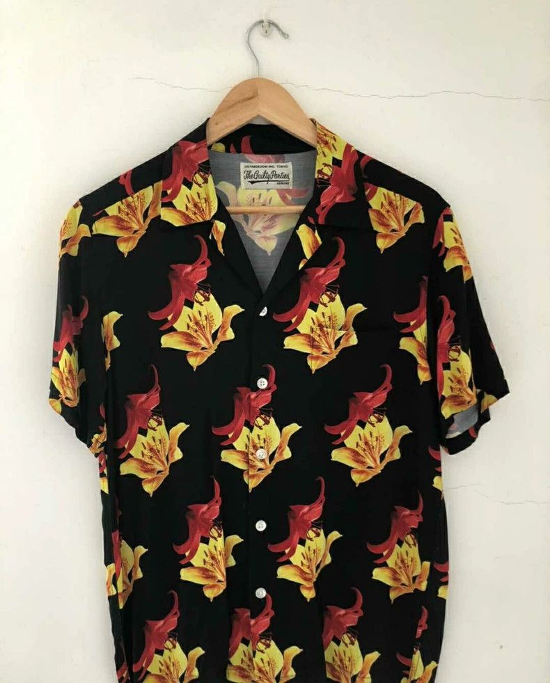 WACKO MARIA Limited Edition Floral Button-Up Shirt- DMC