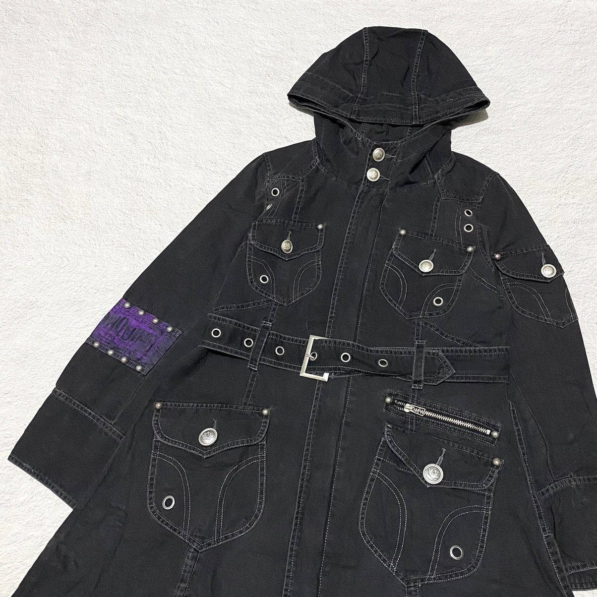 If Six Was Nine 🔥RARE🔥 Algonquins 2000s Bondage Jacket Size M / US 6-8 / IT 42-44 - 2 Thumbnail