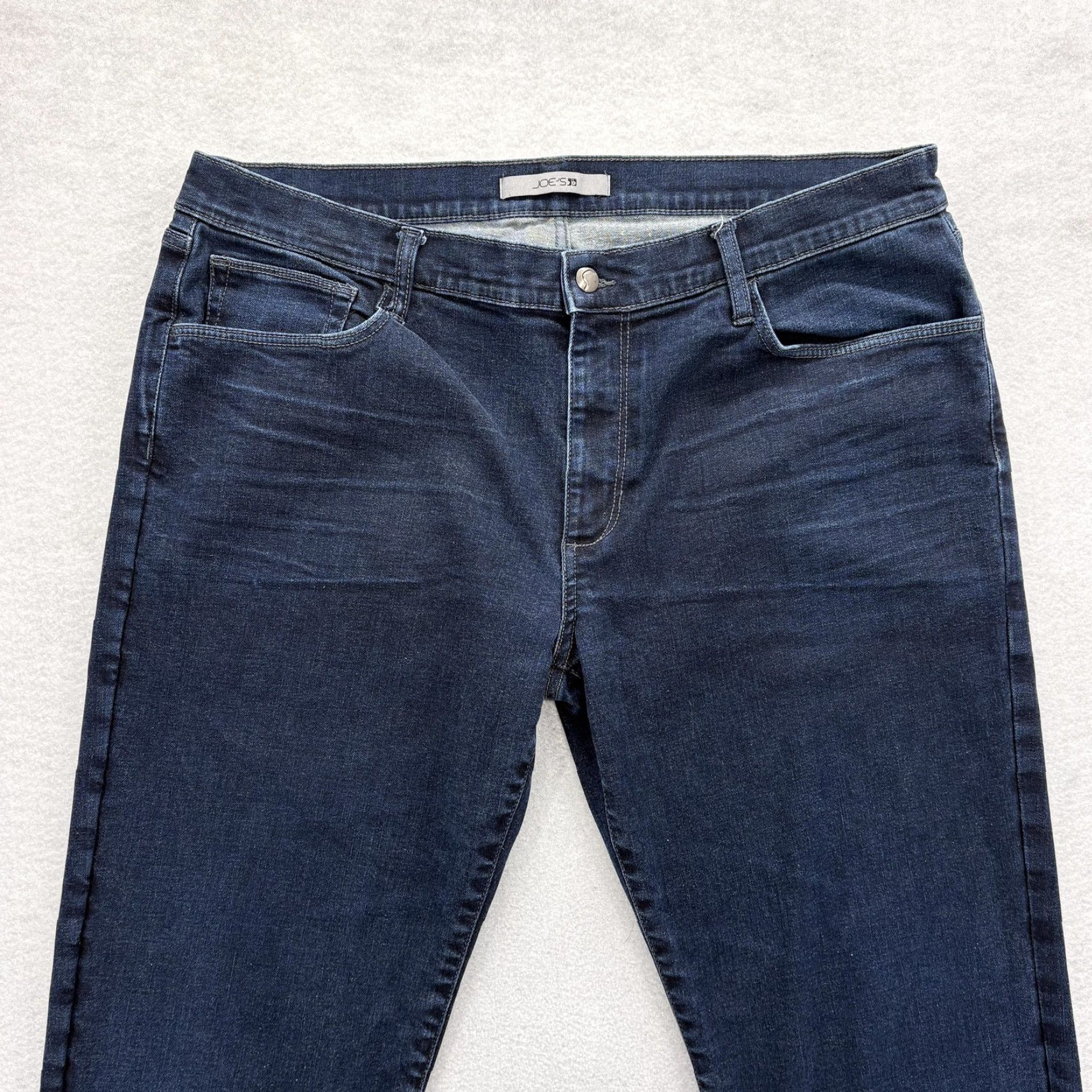 Vintage Joe's Jeans Kingpin Jeans Mens 38x30 Blue Dark Wash Slim Tapered Stretch Denim Pants Size US 38 / EU 54 - 2 Thumbnail