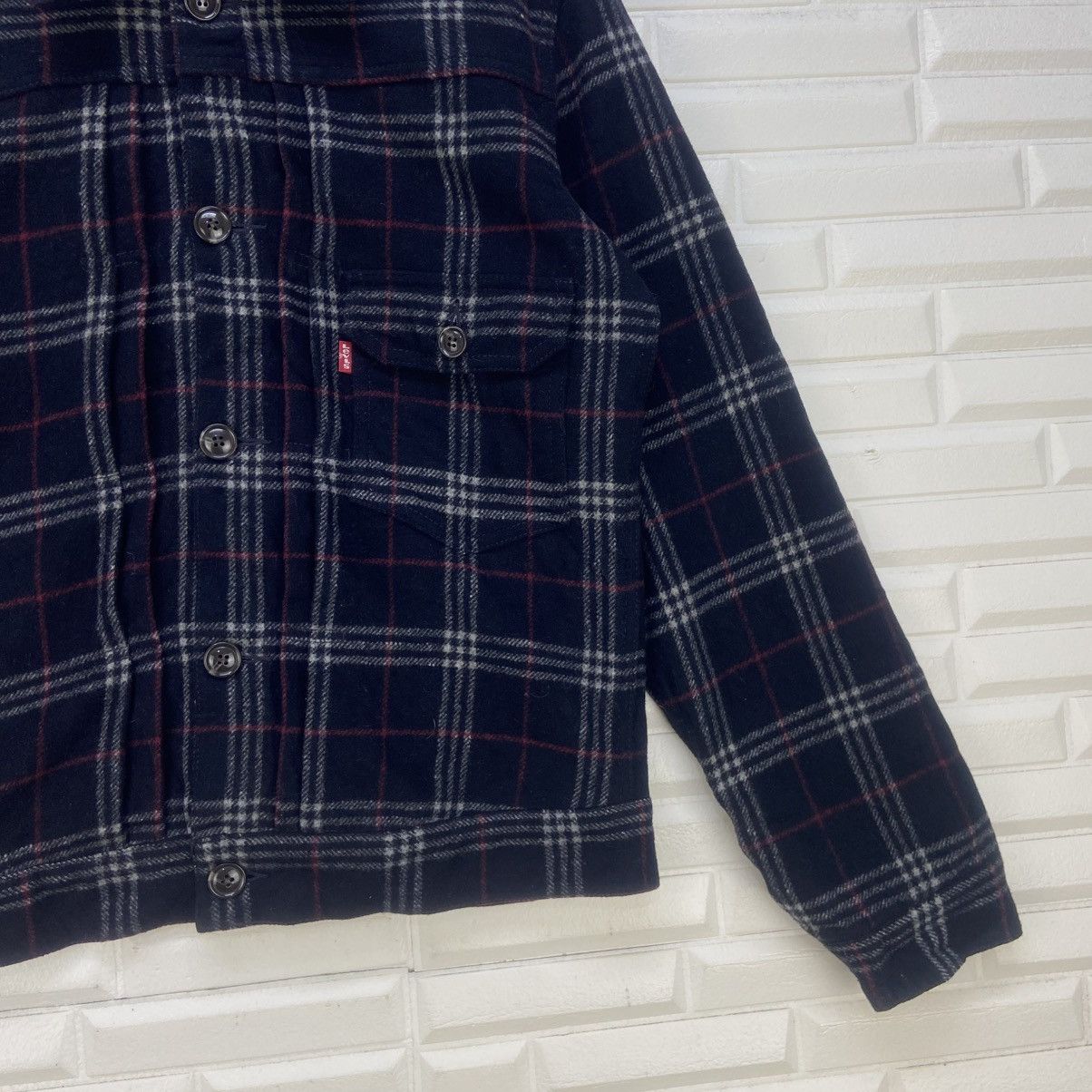 Levi's Levi’s Type 1 Buckle Back Wool Trucker Jacket Size US S / EU 44-46 / 1 - 4 Thumbnail