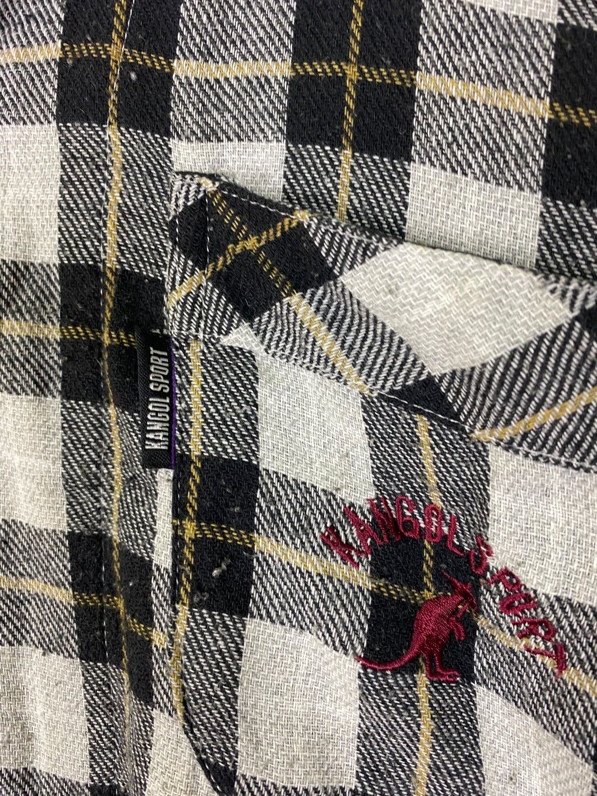 Kangol Kangol Sport Flannel Button Up LS Shirt Size US M / EU 48-50 / 2 - 7 Thumbnail