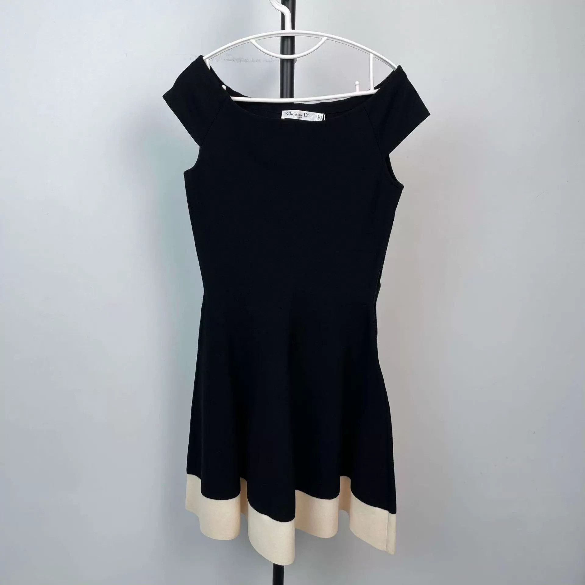 Dior Dior Black Mini Dress 95 New 250619DYFVL05 Size S / US 4 / IT 40 - 1 Thumbnail