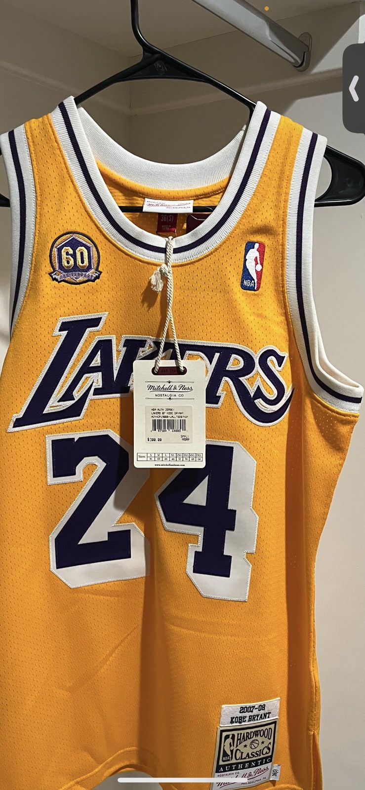 Mitchell & Ness × NBA Mitchell & Ness Kobe Bryant 60th Anniversary Jersey Size US S / EU 44-46 / 1 - 4 Thumbnail