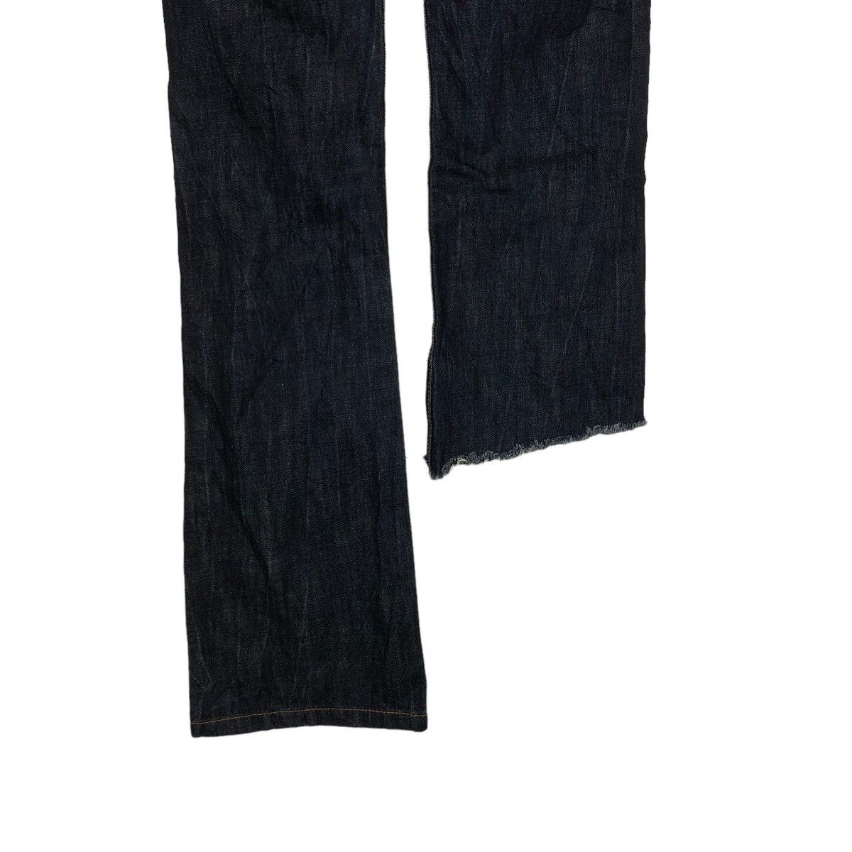 Japanese Brand 🔥Rare Punk Style Half Cut Denim Jeans Red Pepper Japan & Co Size US 26 / EU 42 - 10 Thumbnail