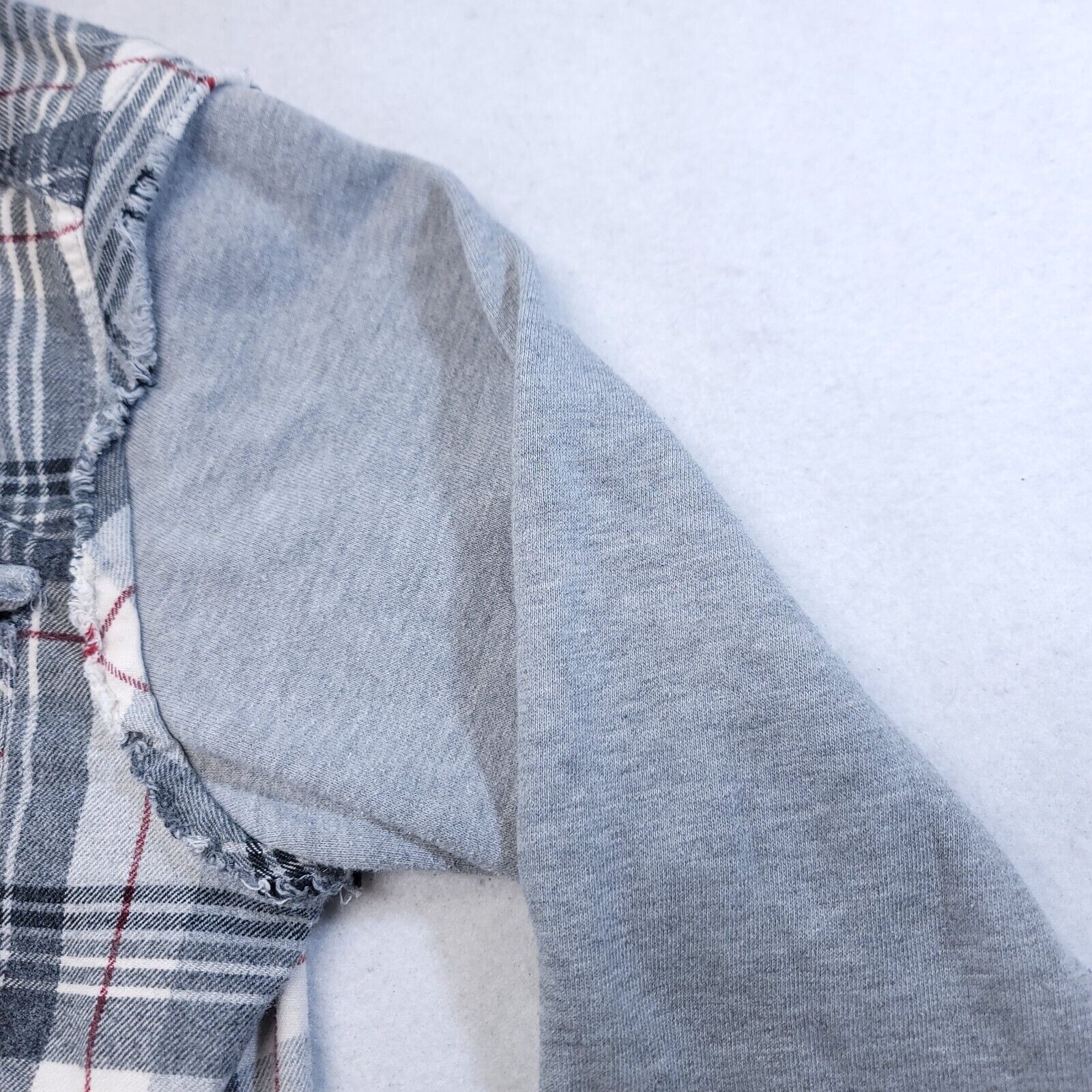 Empyre Empyre Long Sleeve Hoodie Mens Size Small S Gray Plaid Size US S / EU 44-46 / 1 - 5 Thumbnail