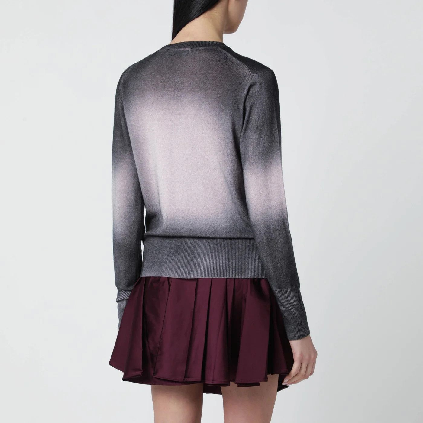 Vivienne Westwood o1d2blof0526 Dégradé-Effect Cardigan in Pink/Black Size S / US 4 / IT 40 - 3 Thumbnail
