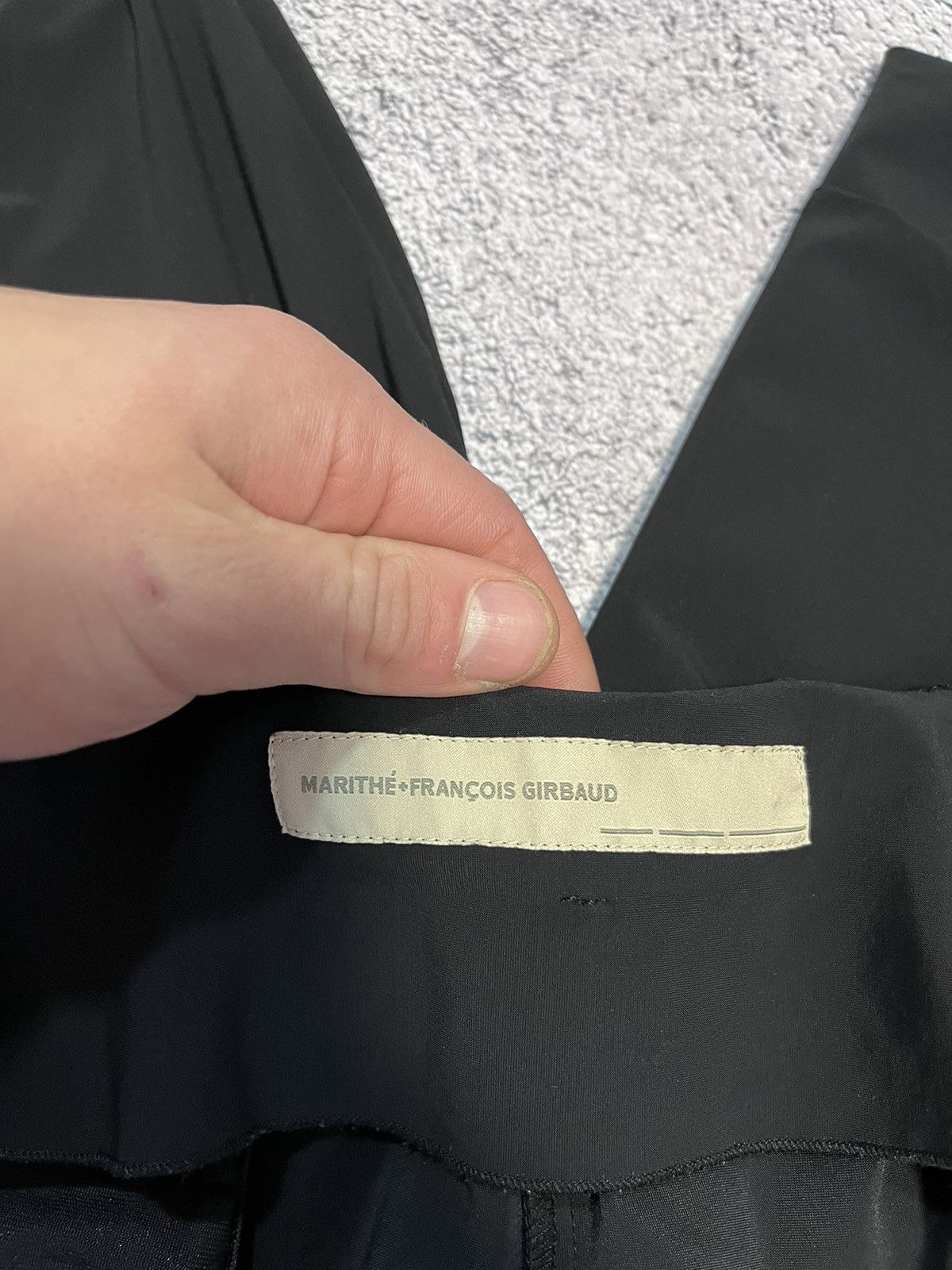 Marithe + Francois Girbaud Marithe Francois Girbaud Women Pants Black Nylon Size XL Size 34" / US 12 / IT 48 - 12 Thumbnail