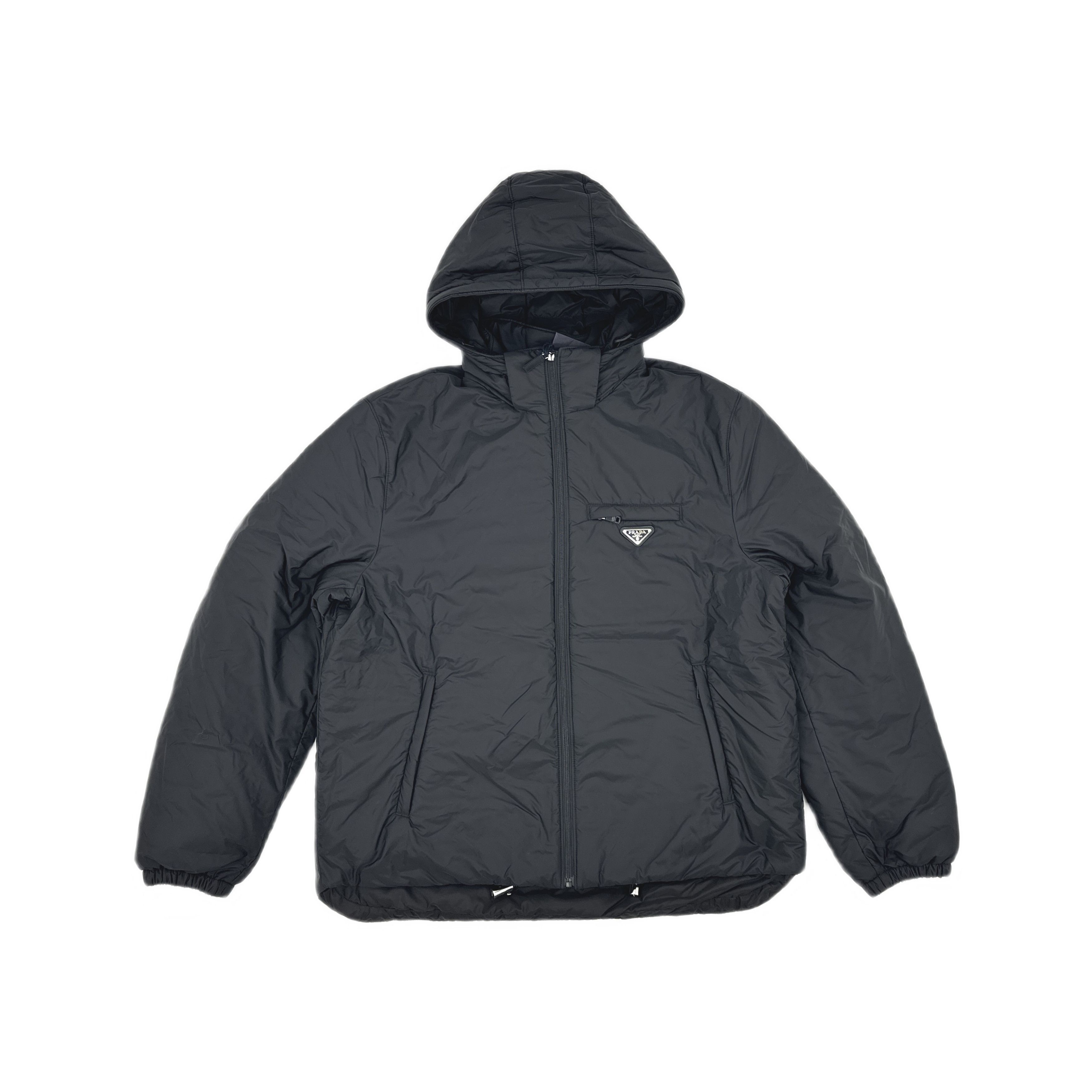 Prada Prada Re-Nylon Logo Puffer Jacket Size 60 Size US XXL / EU 58 / 5 - 1 Thumbnail